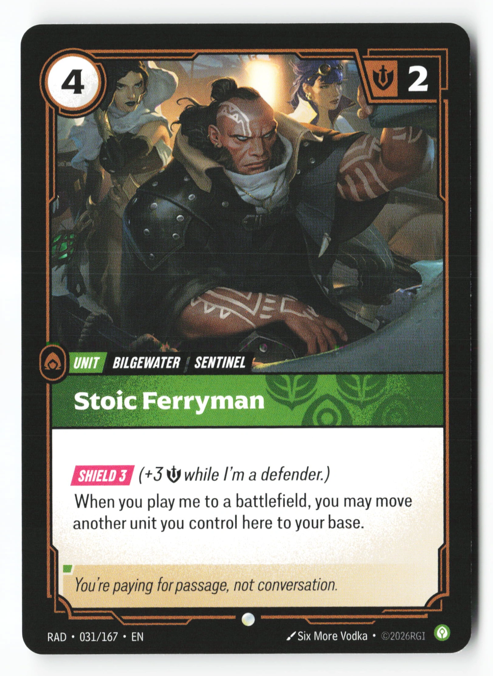 Stoic Ferryman (RAD 031) — Voorkant