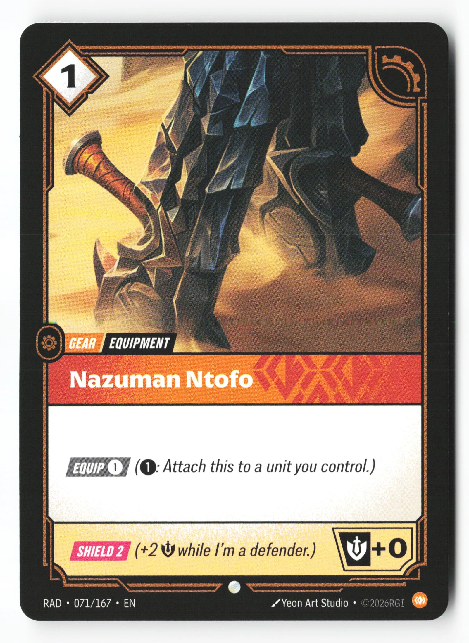 Nazuman Ntofo (RAD 071) — Voorkant