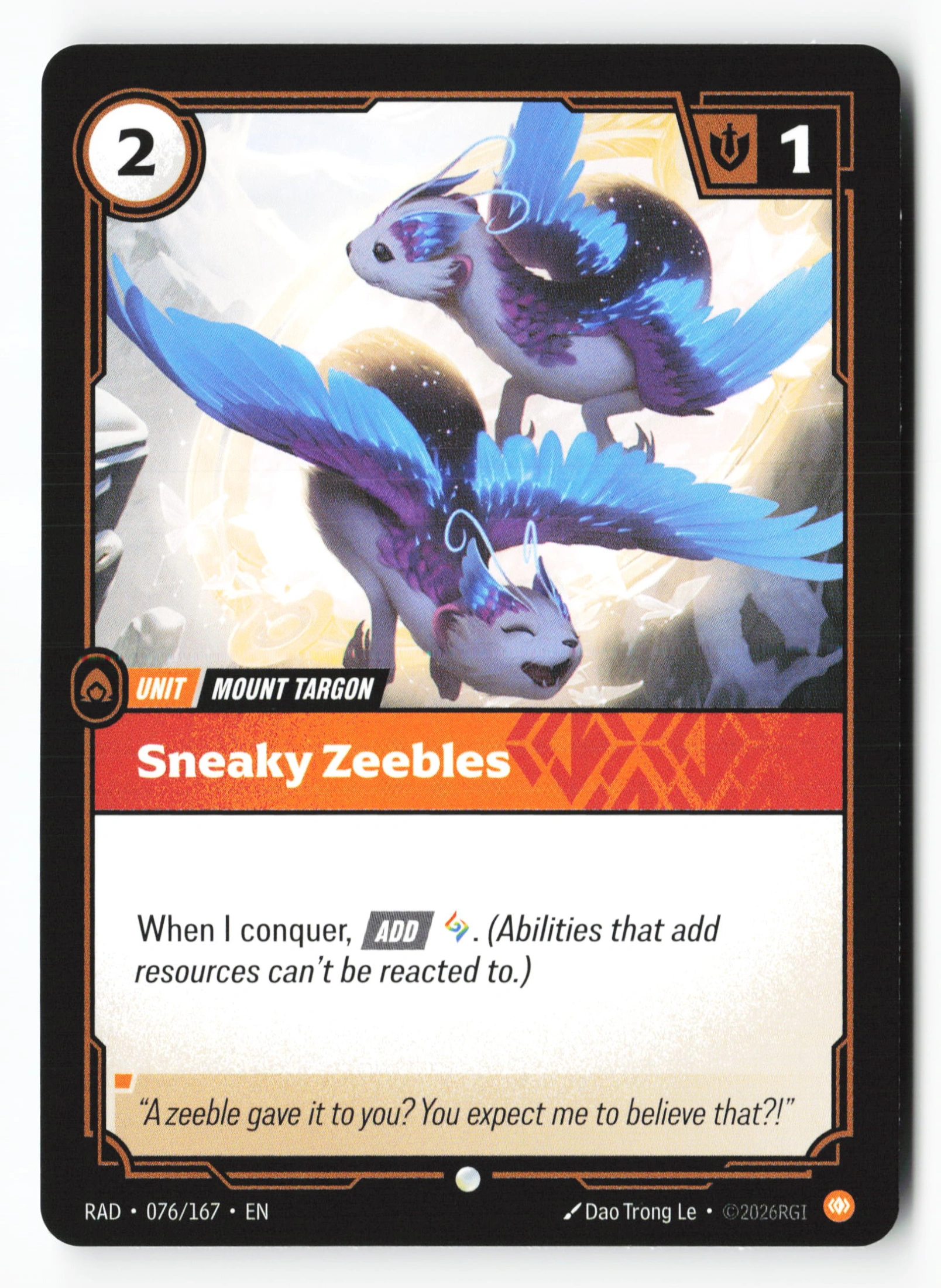 Sneaky Zeebles (RAD 076) — Voorkant