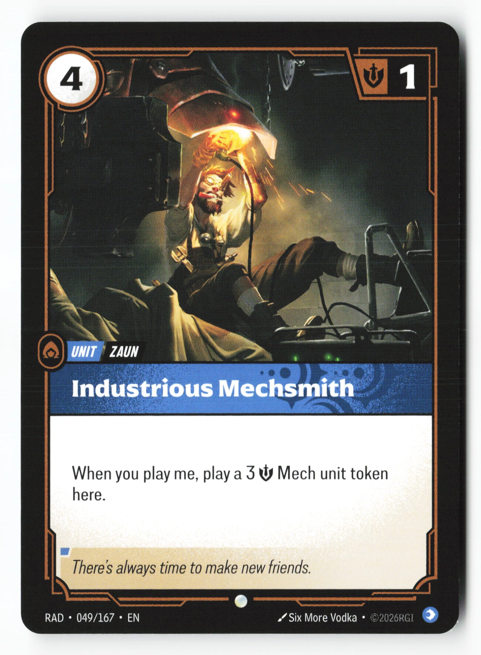 Industrious Mechsmith (RAD 049) — Voorkant
