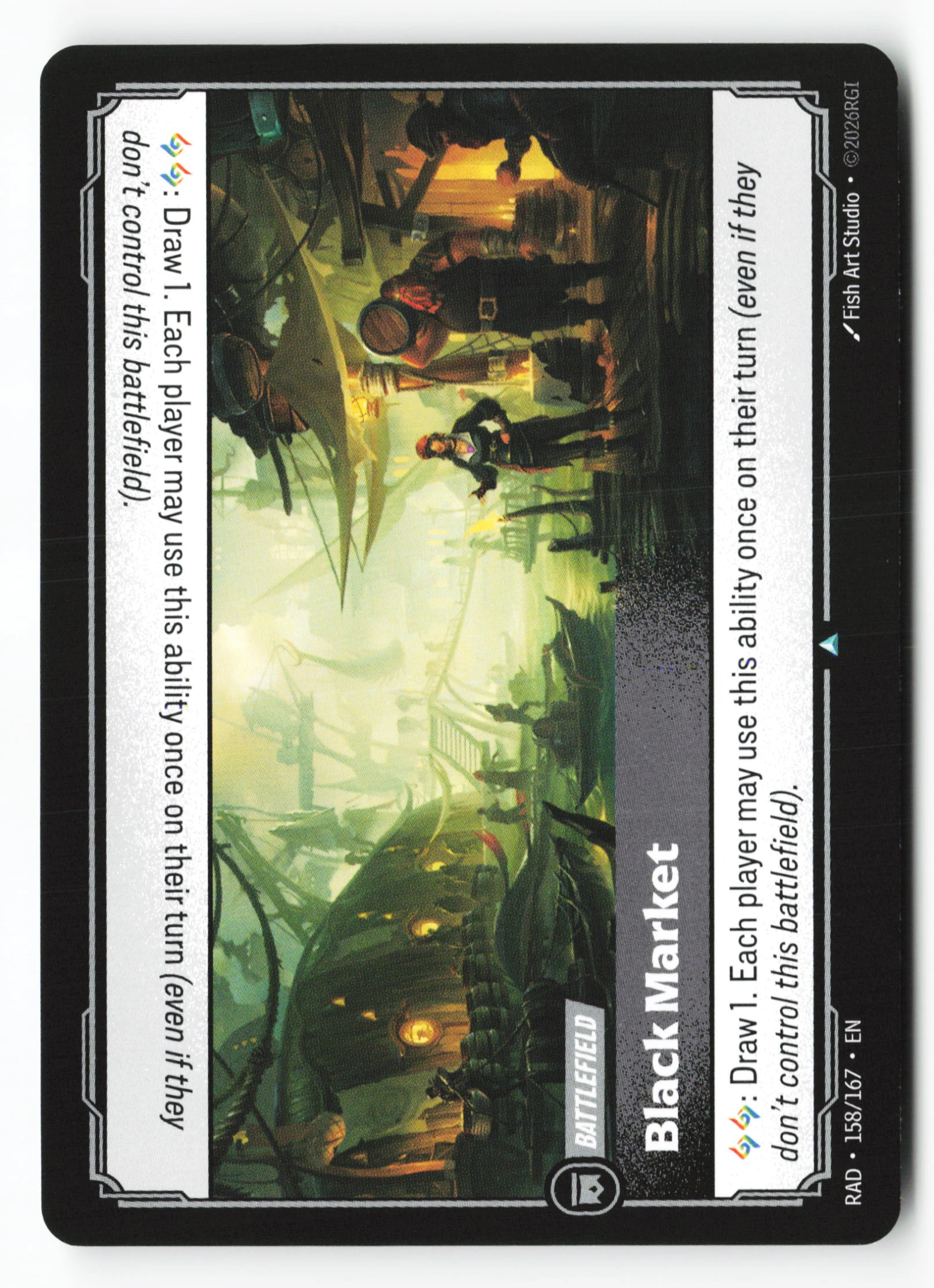 Black Market (RAD 158) — Voorkant