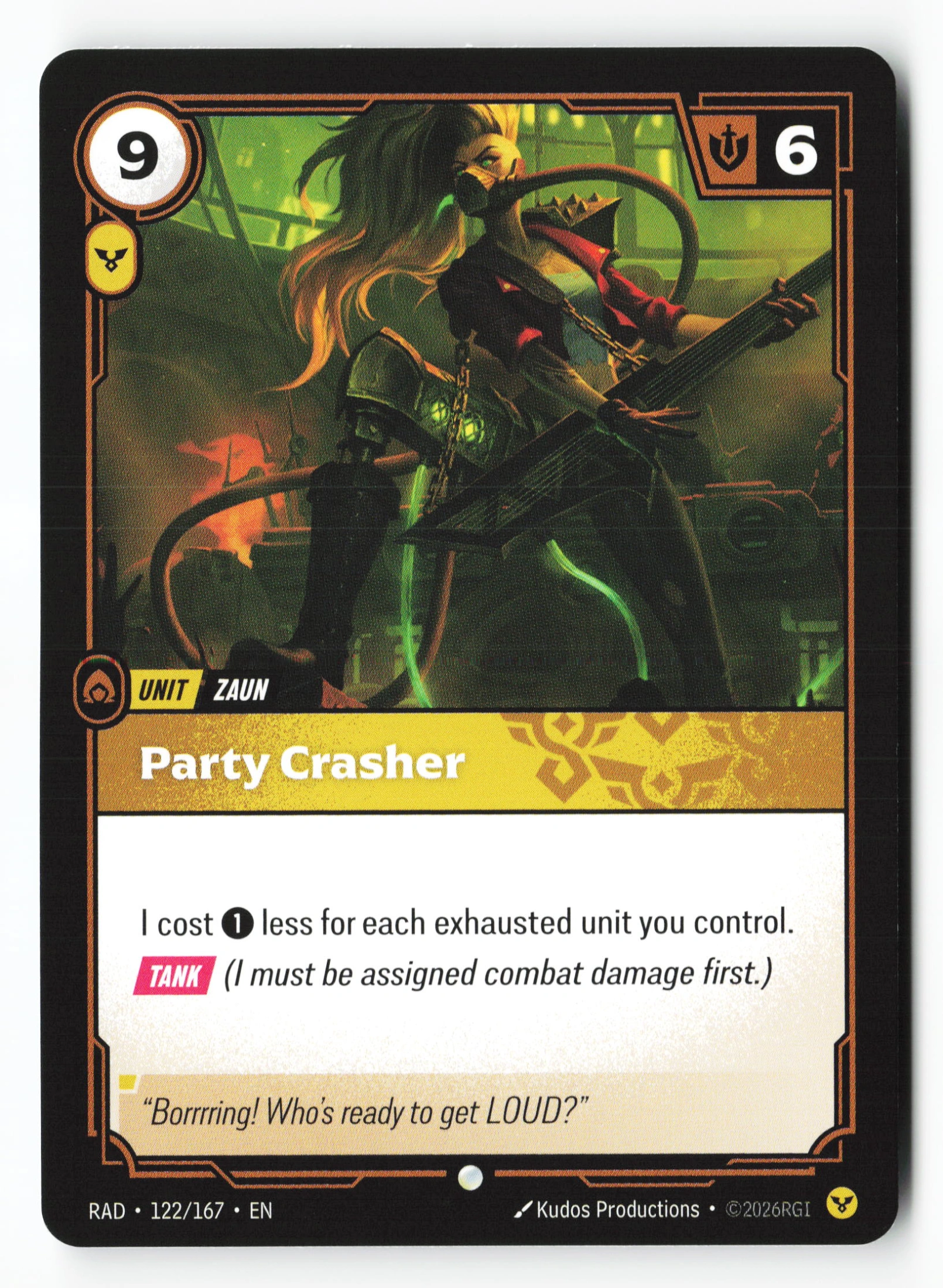 Party Crasher (RAD 122) — Voorkant