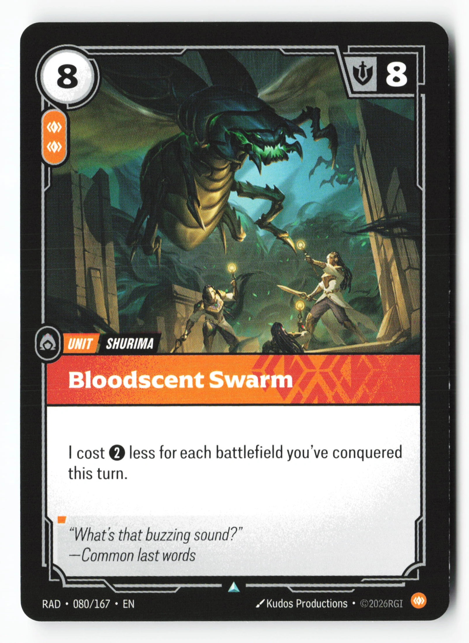 Bloodscent Swarm (RAD 080) — Voorkant