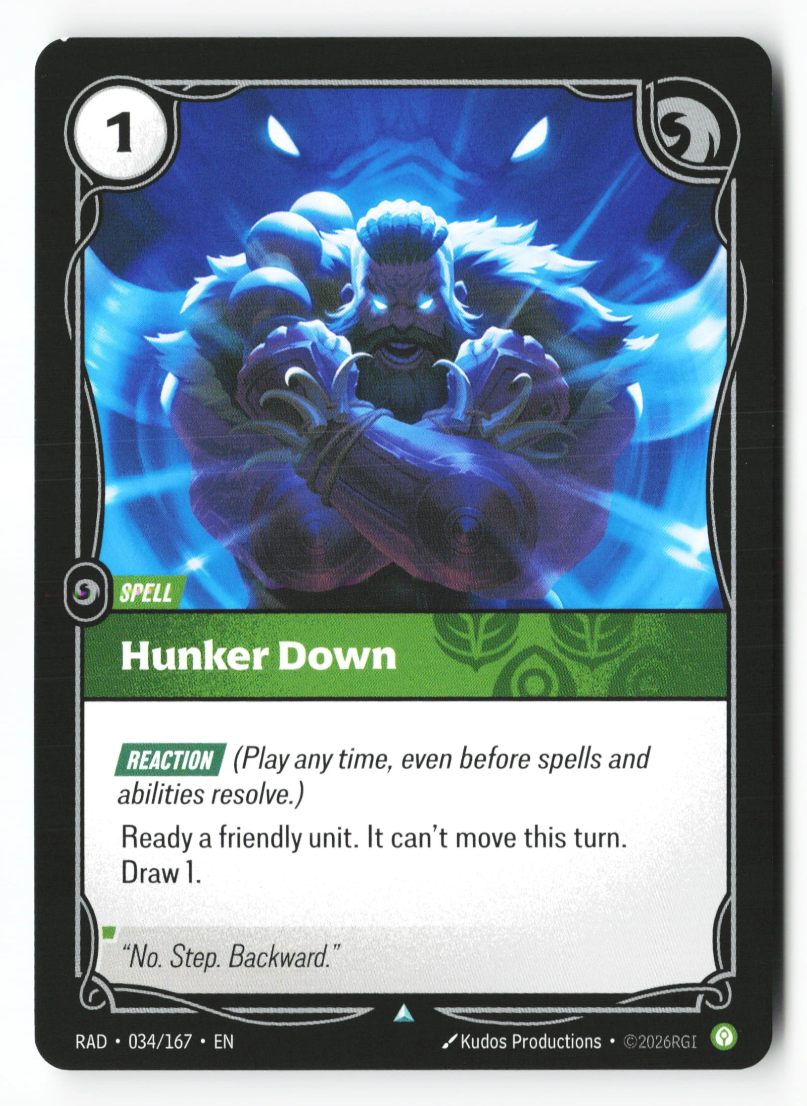 Hunker Down (RAD 034) — Voorkant
