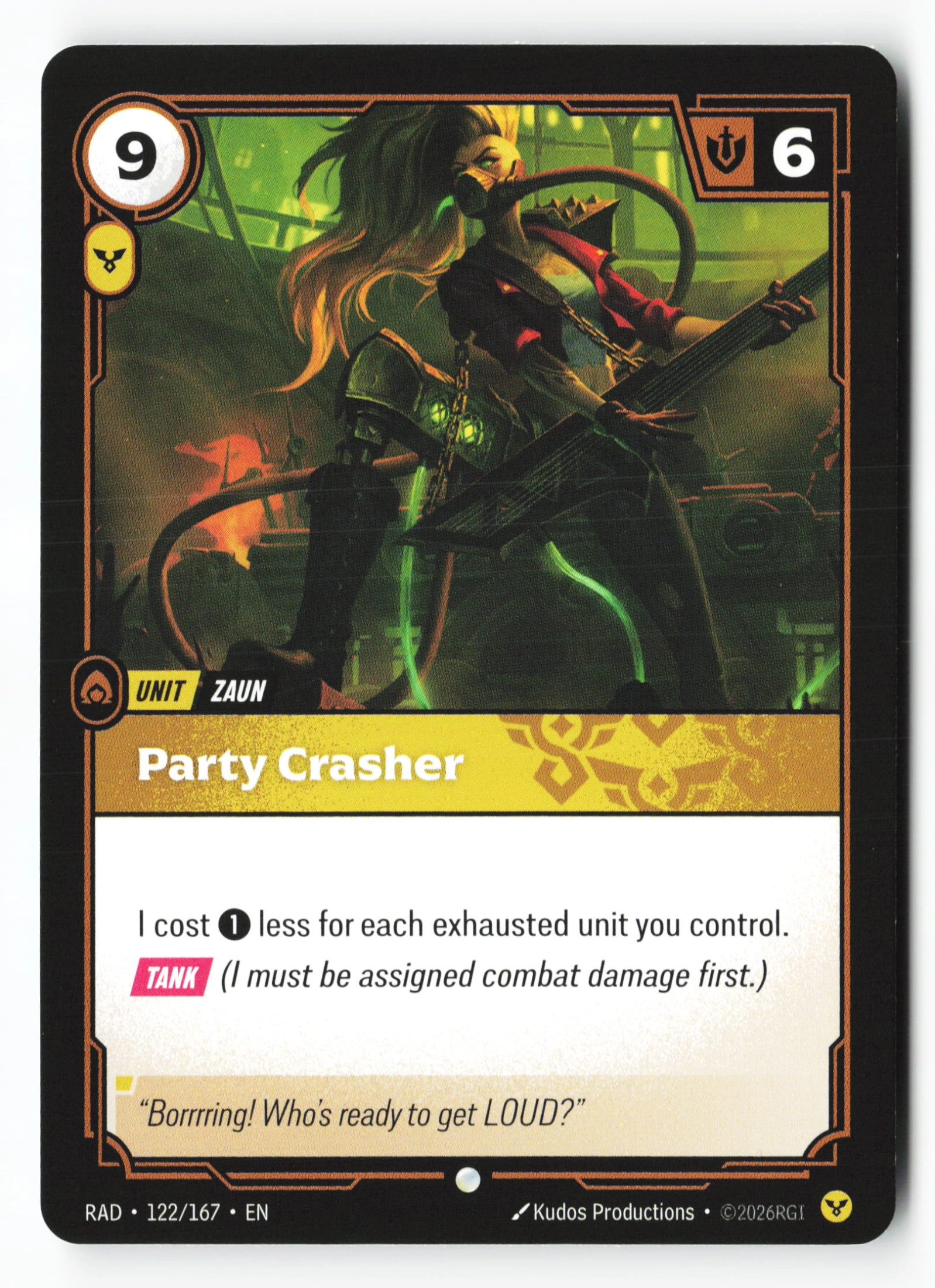 Party Crasher (RAD 122) — Voorkant