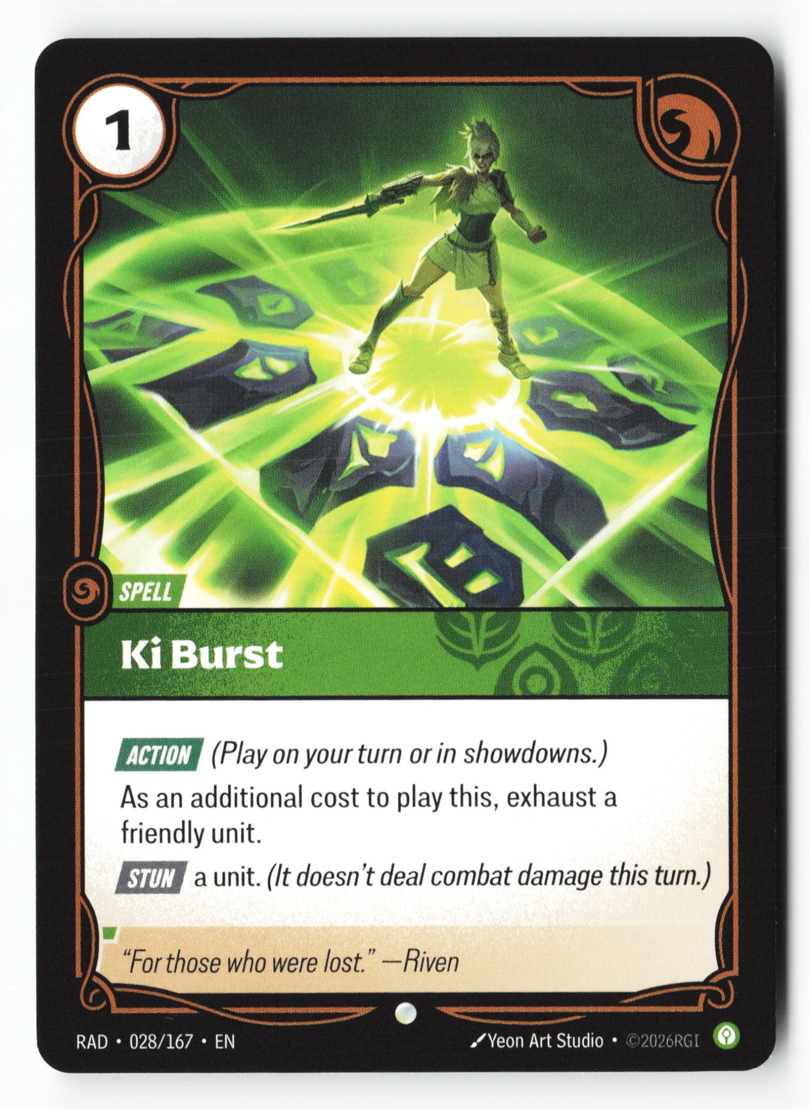 Ki Burst (RAD 028) — Voorkant