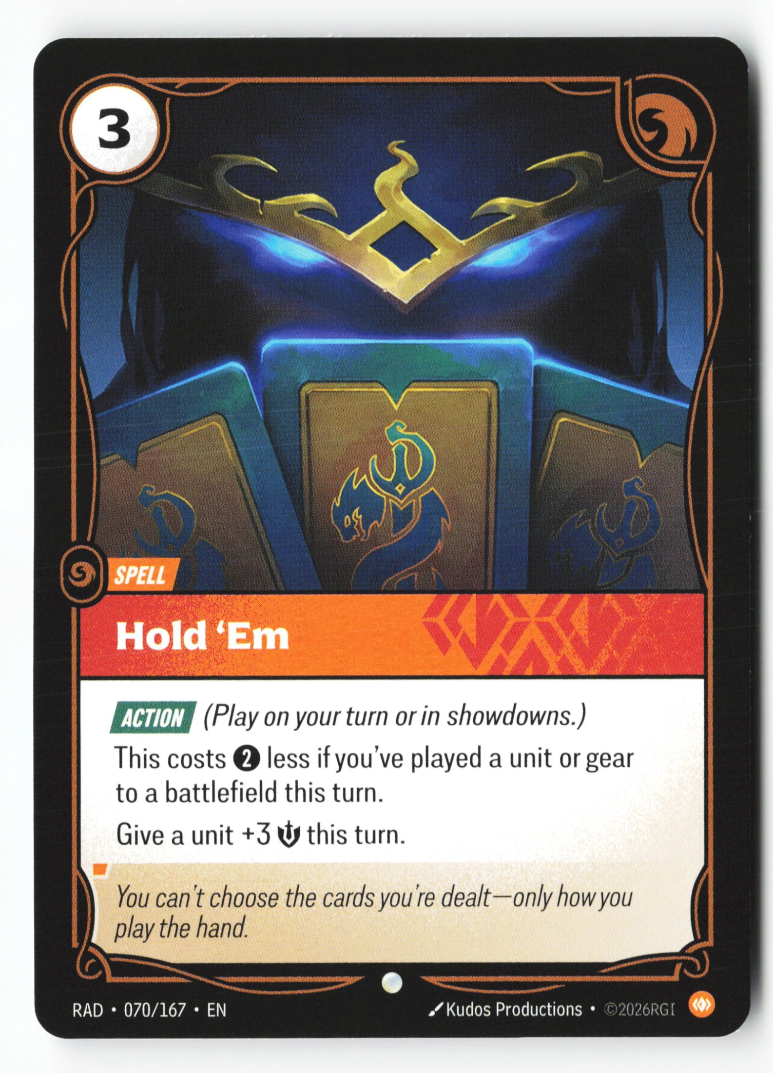 Hold 'em (RAD 070) — Voorkant