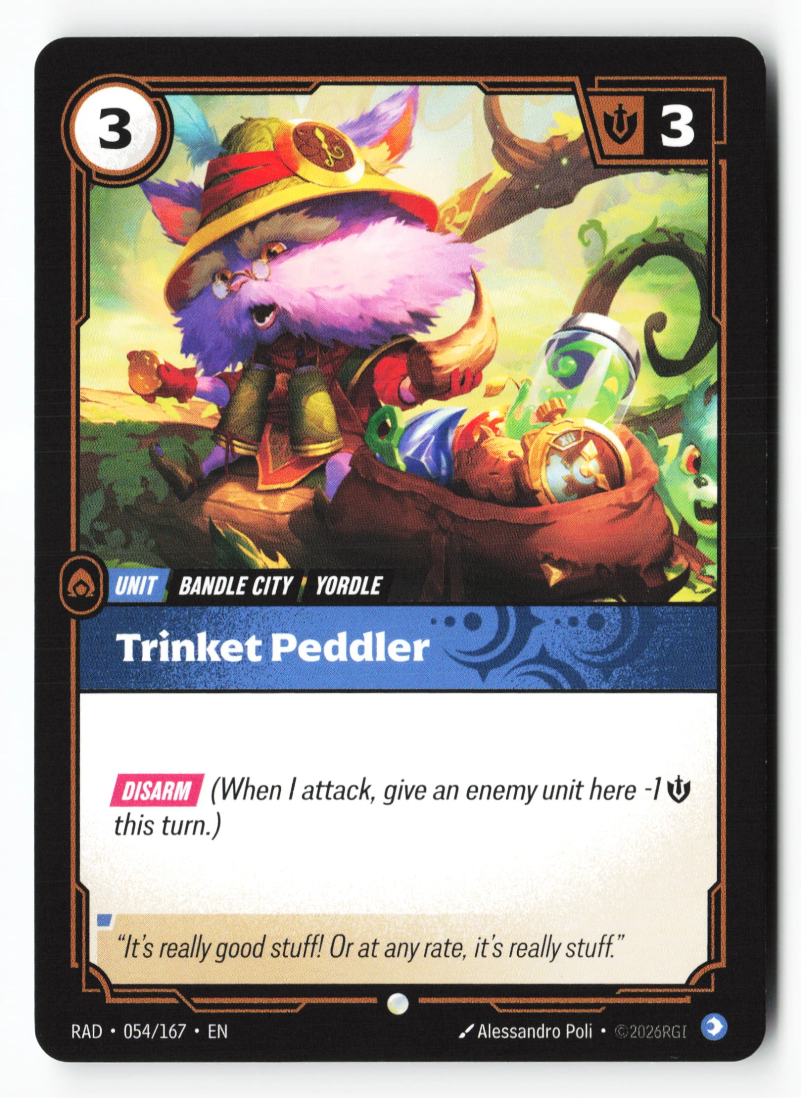 Trinket Peddler (RAD 054) — Voorkant