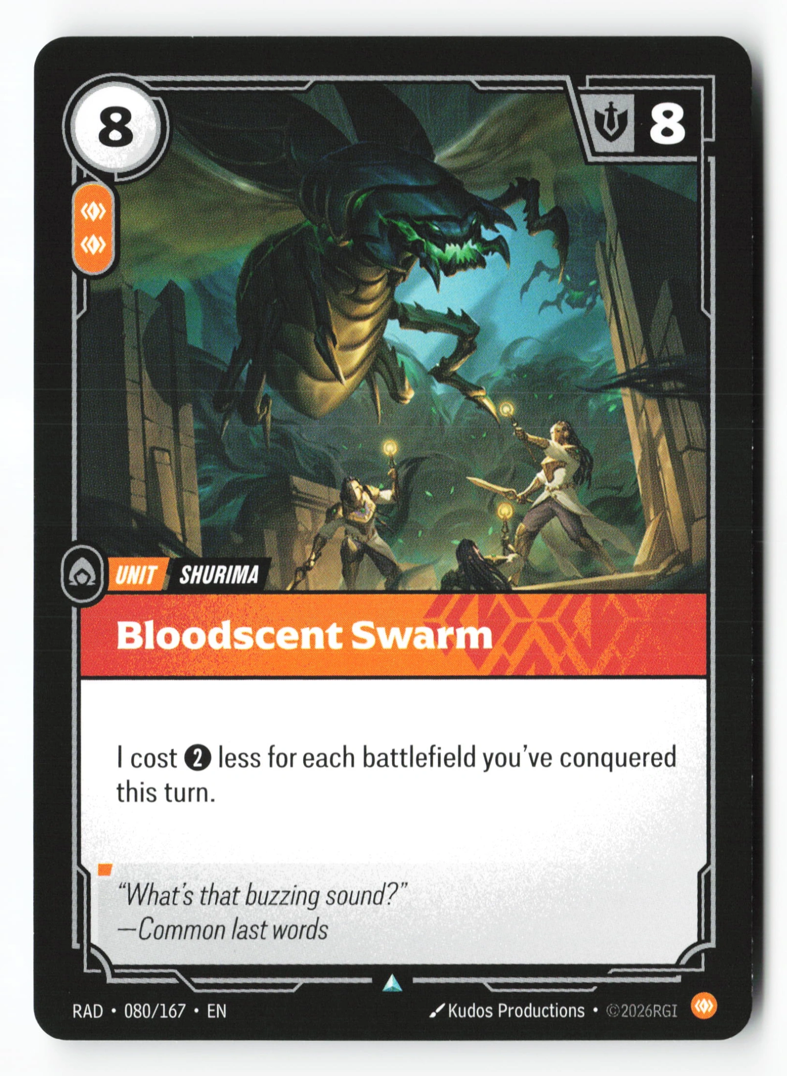 Bloodscent Swarm (RAD 080) — Voorkant