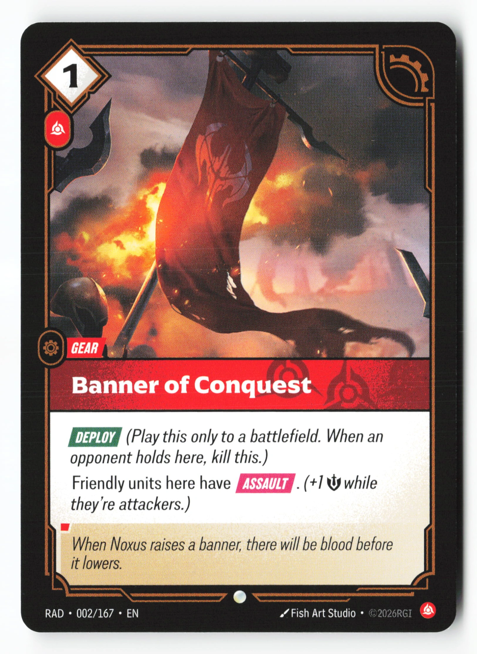 Banner Of Conquest (RAD 002) — Voorkant