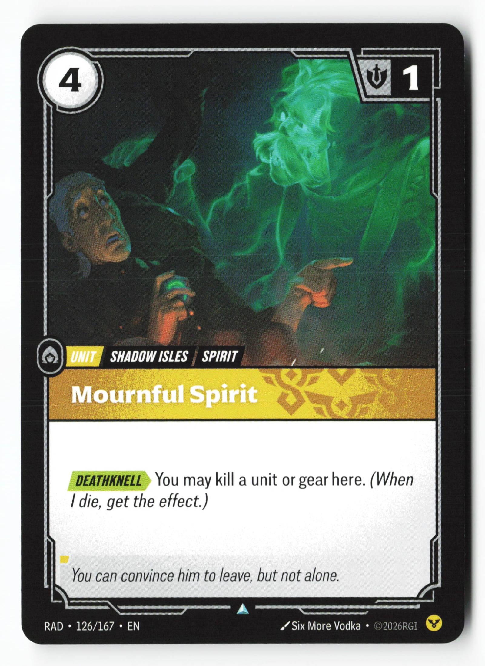 Mournful Spirit (RAD 126) — Voorkant
