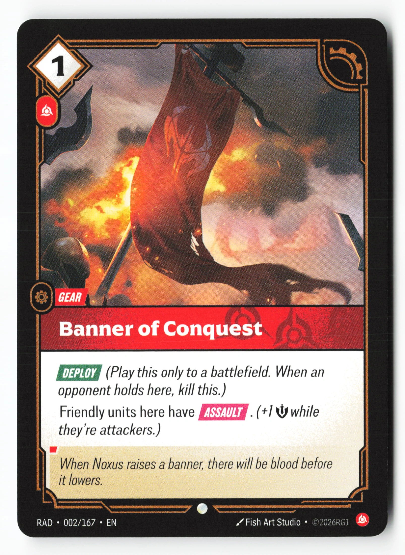 Banner Of Conquest (RAD 002) — Voorkant