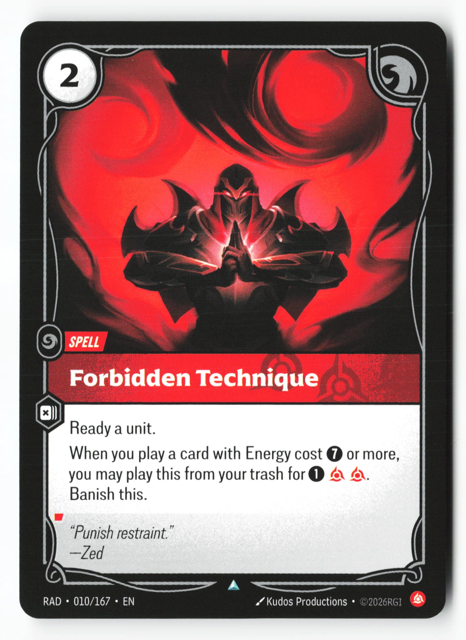Forbidden Technique (RAD 010) — Voorkant