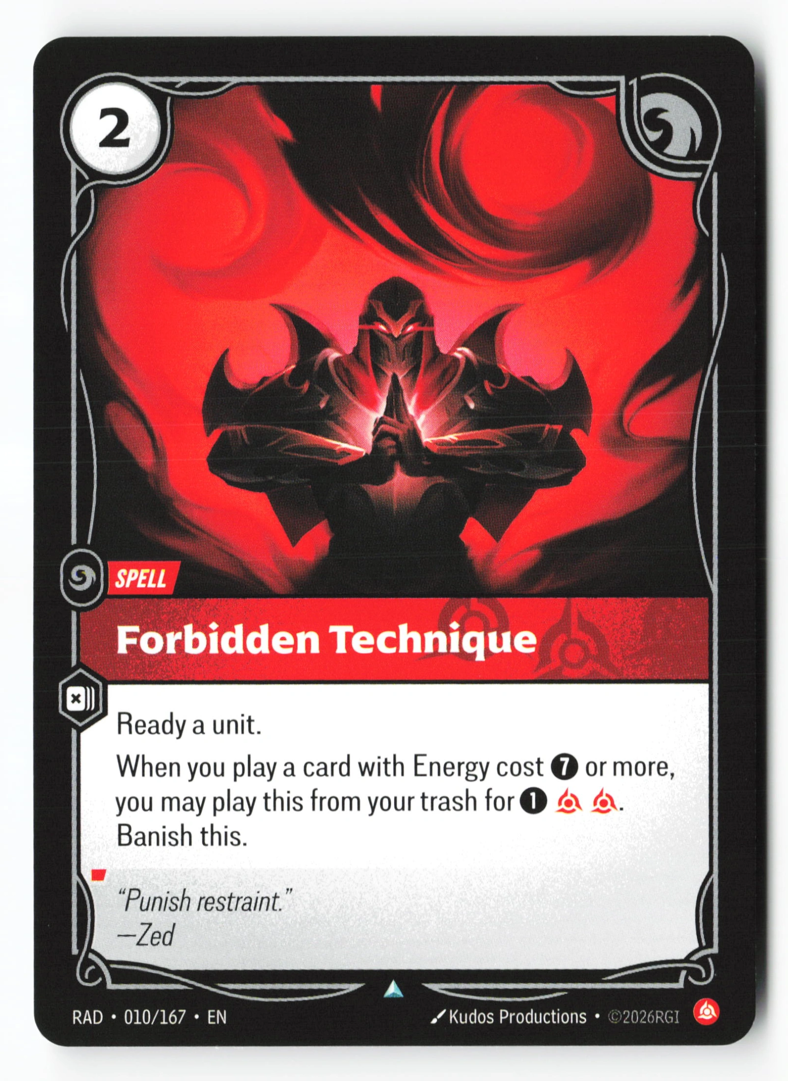 Forbidden Technique (RAD 010) — Voorkant