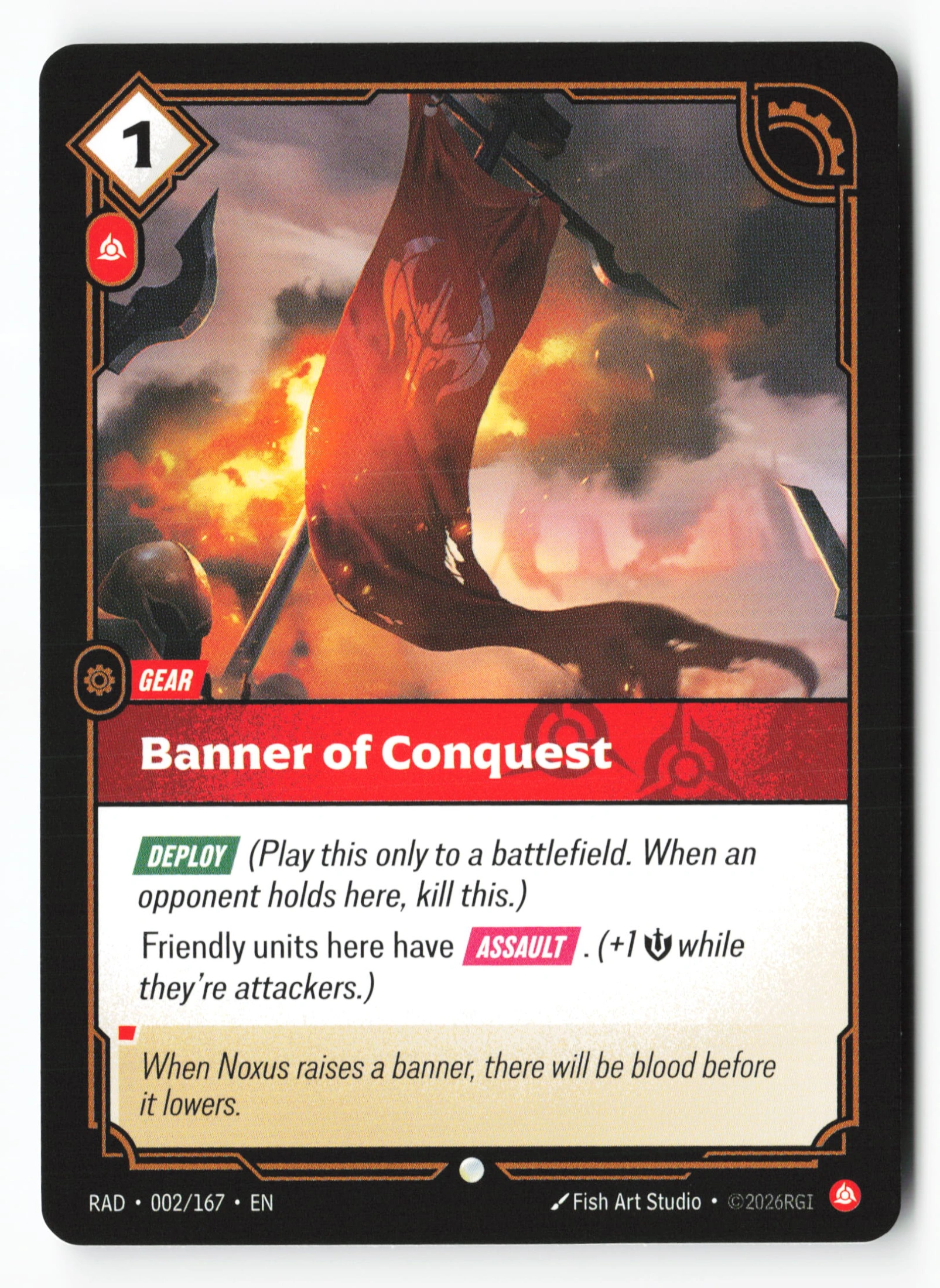 Banner Of Conquest (RAD 002) — Voorkant
