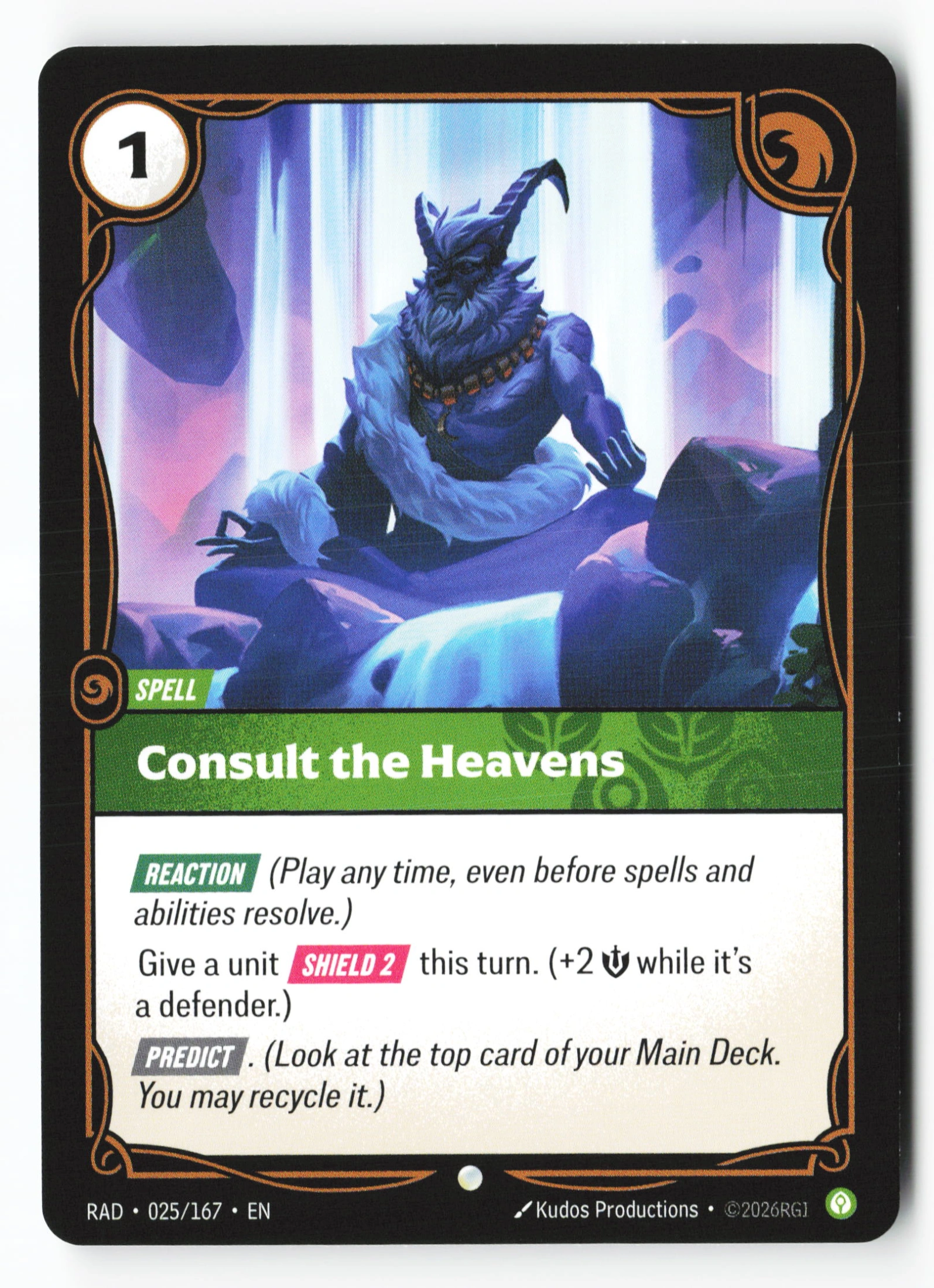 Consult The Heavens (RAD 025) — Voorkant