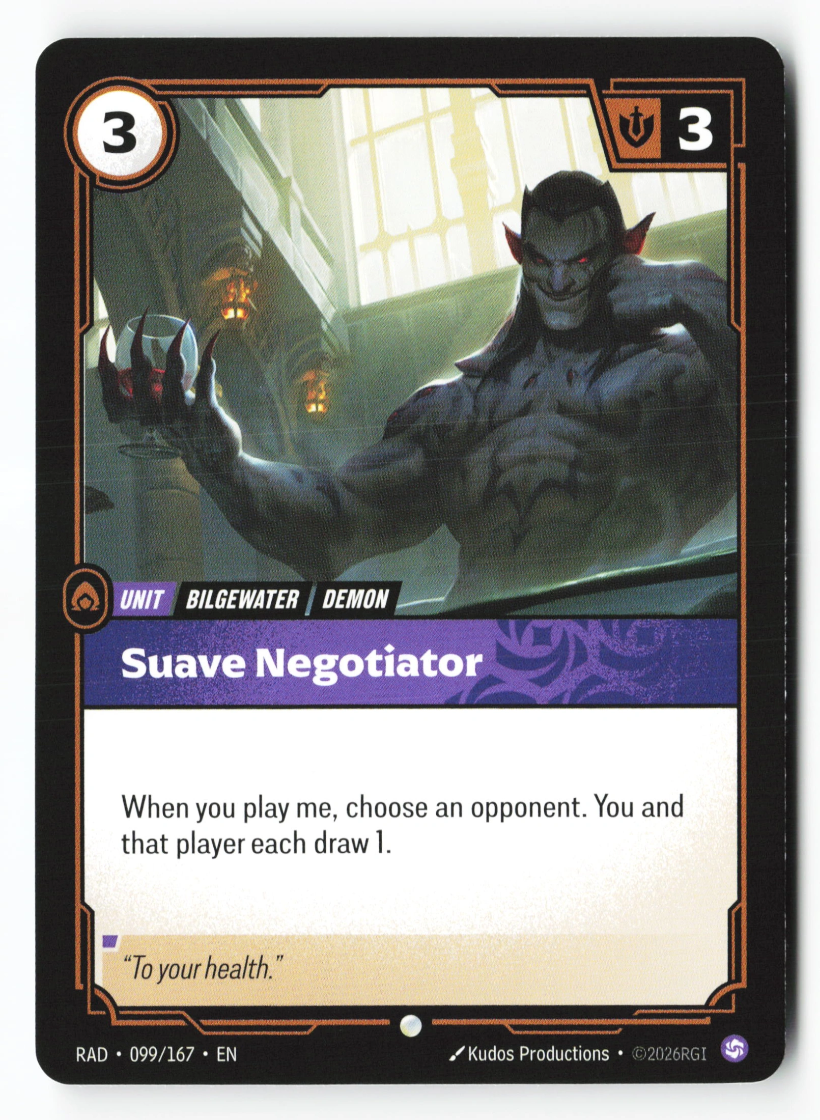 Suave Negotiator (RAD 099) — Voorkant