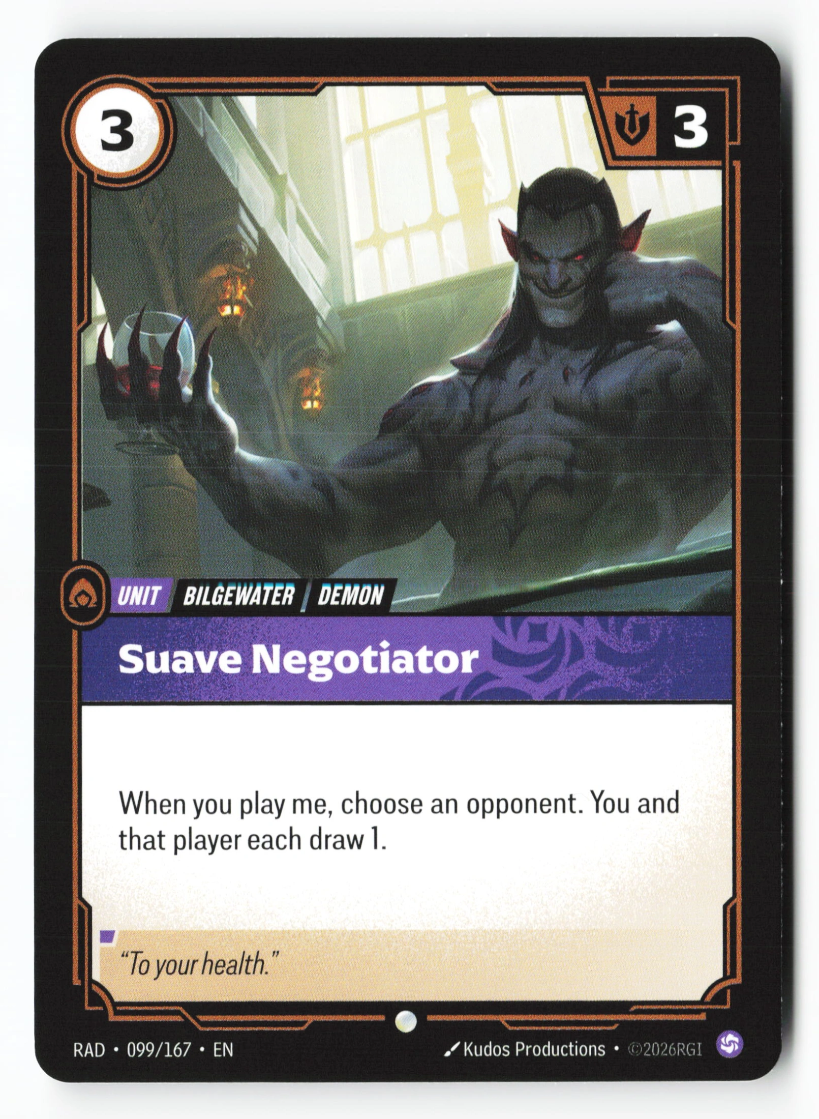 Suave Negotiator (RAD 099) — Voorkant