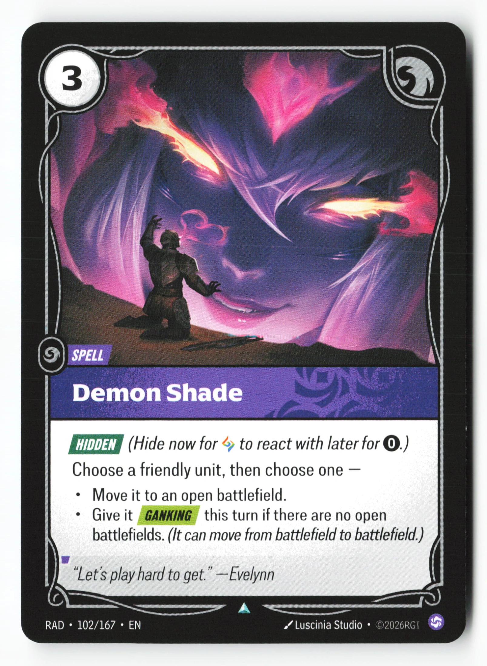 Demon Shade (RAD 102) — Voorkant