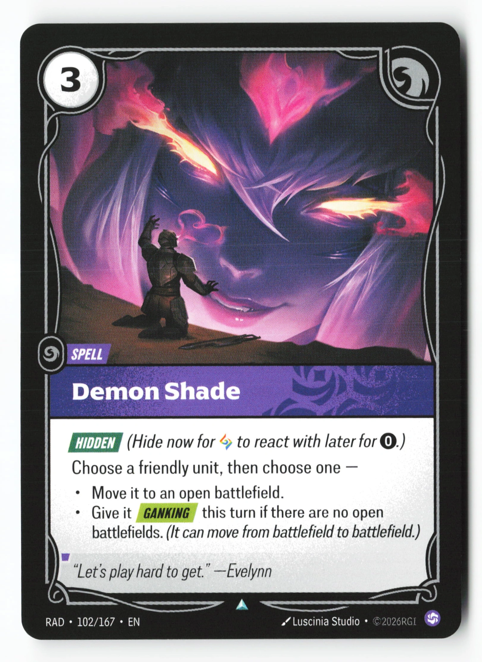 Demon Shade (RAD 102) — Voorkant