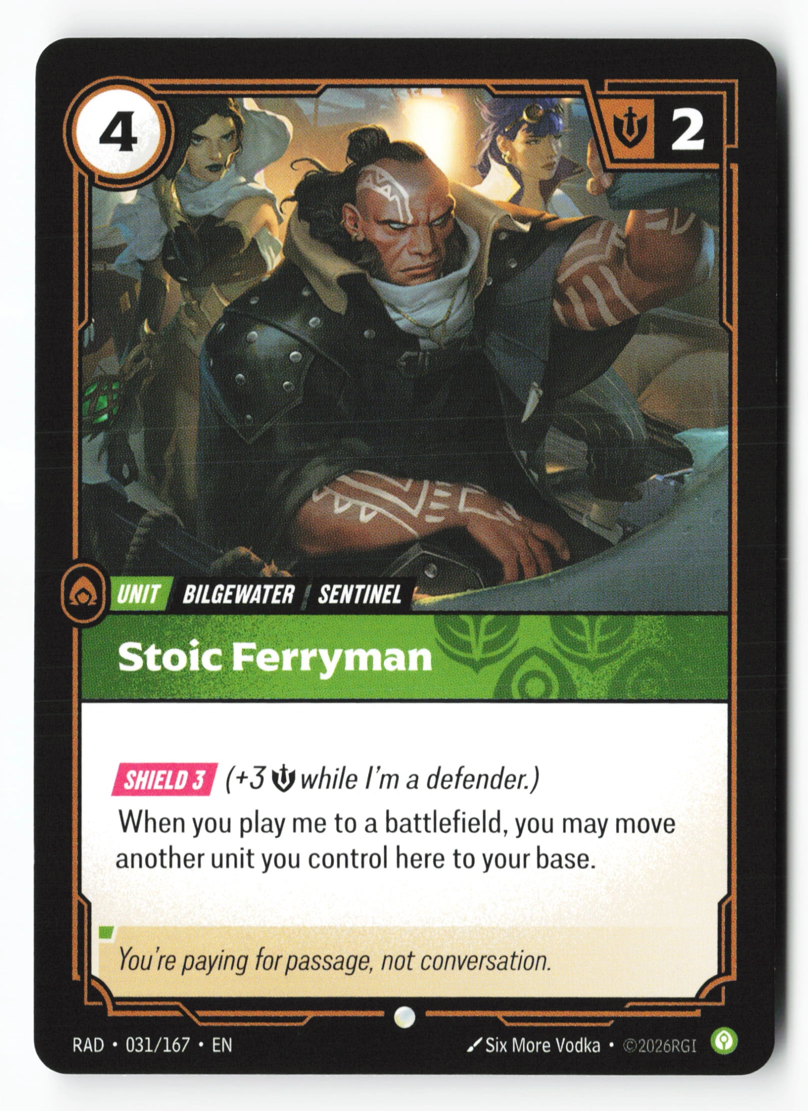 Stoic Ferryman (RAD 031) — Voorkant