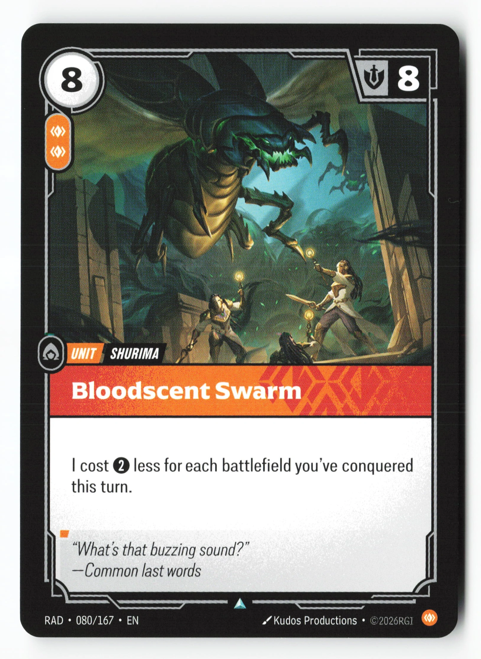 Bloodscent Swarm (RAD 080) — Voorkant