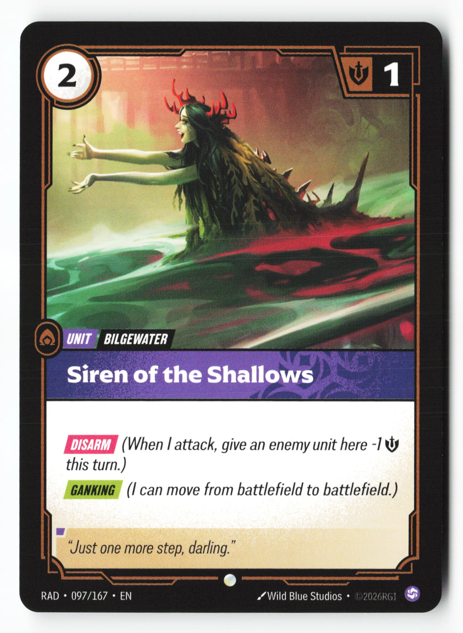 Siren Of The Shallows (RAD 097) — Voorkant