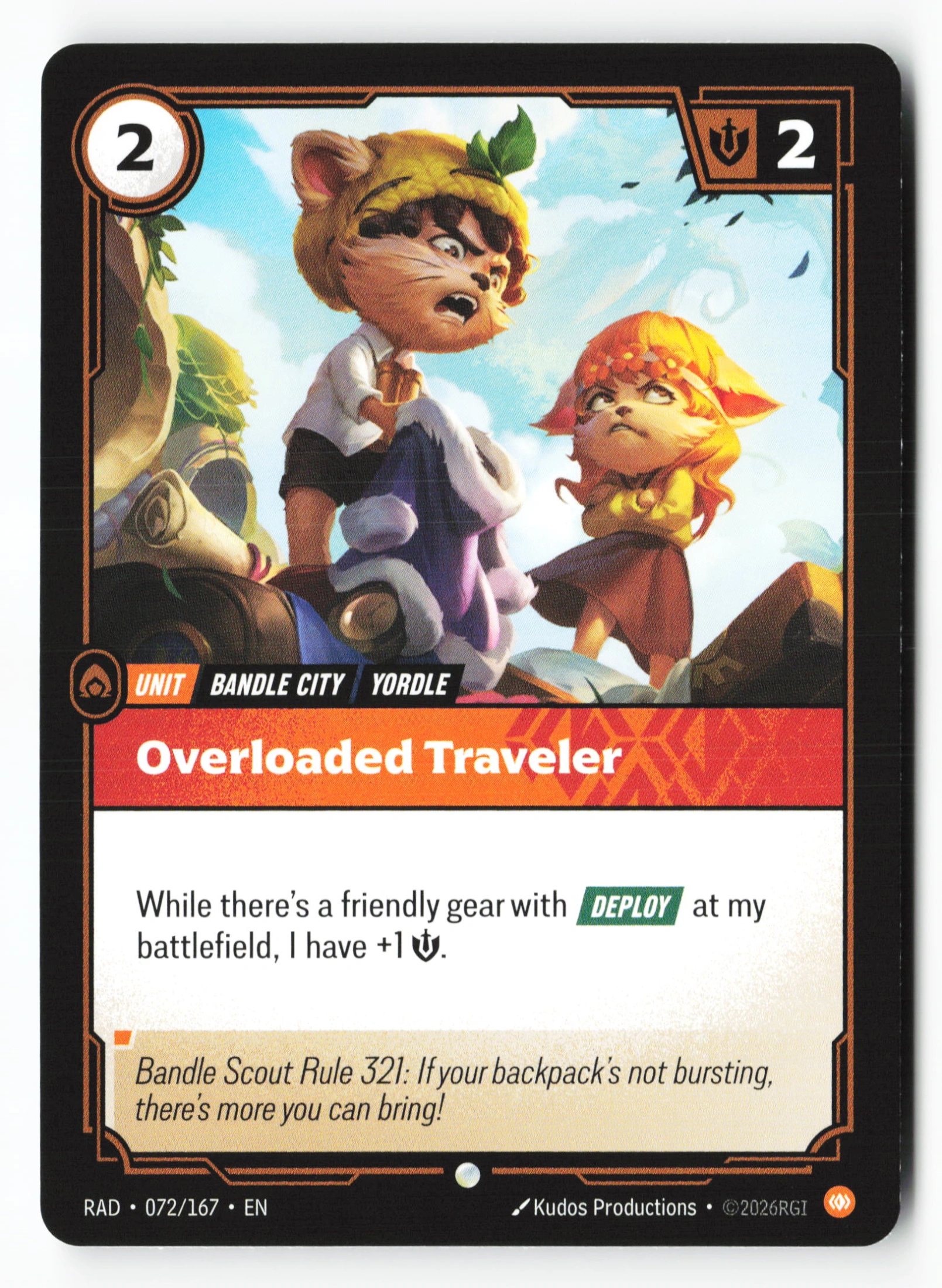 Overloaded Traveler (RAD 072) — Voorkant