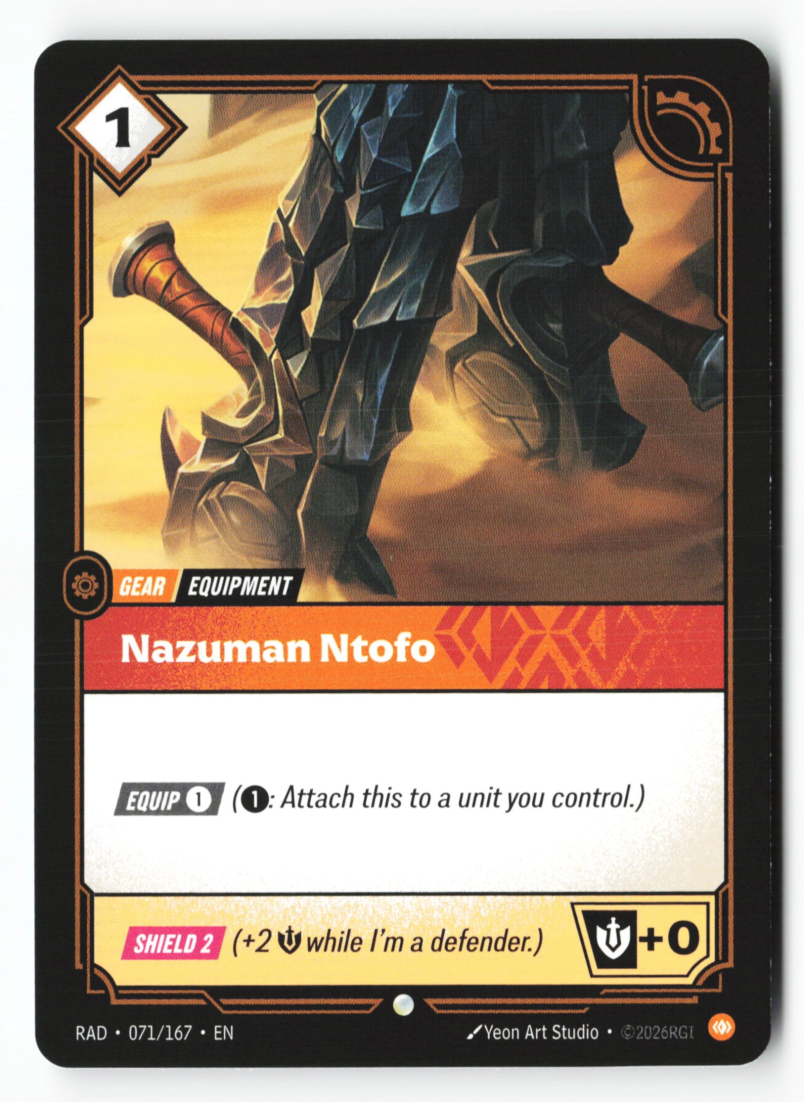 Nazuman Ntofo (RAD 071) — Voorkant