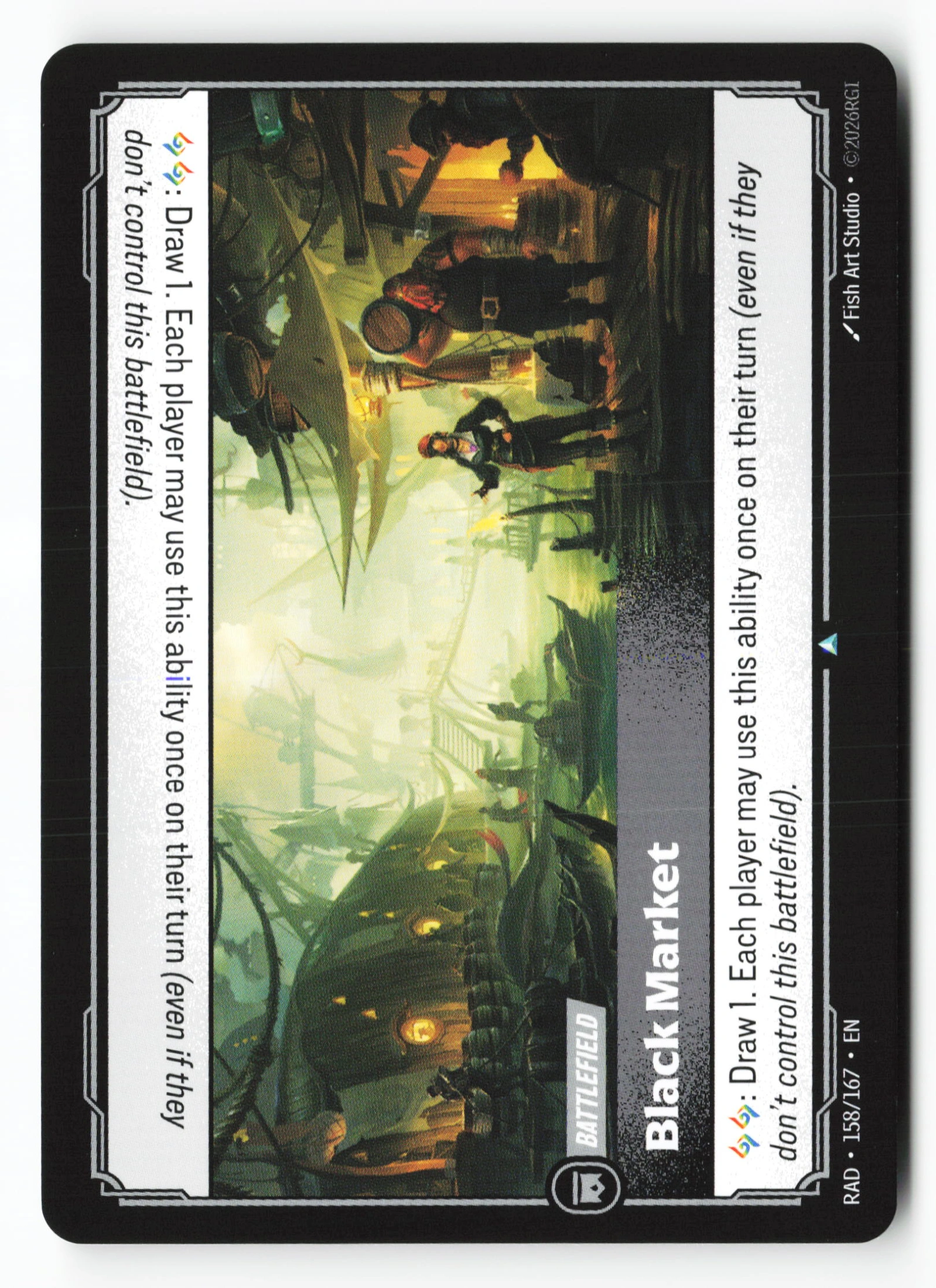 Black Market (RAD 158) — Voorkant