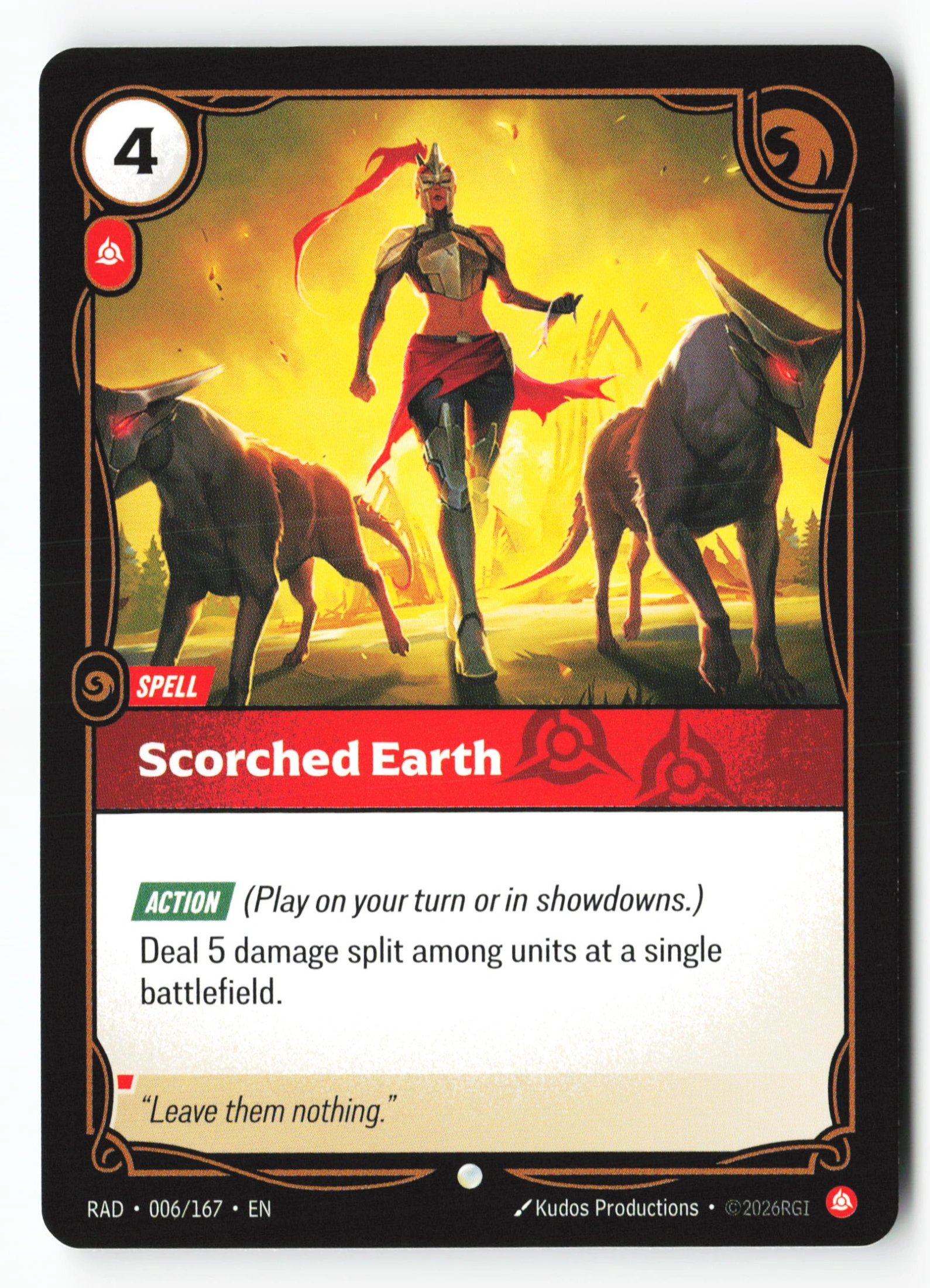 Scorched Earth (RAD 006) — Voorkant