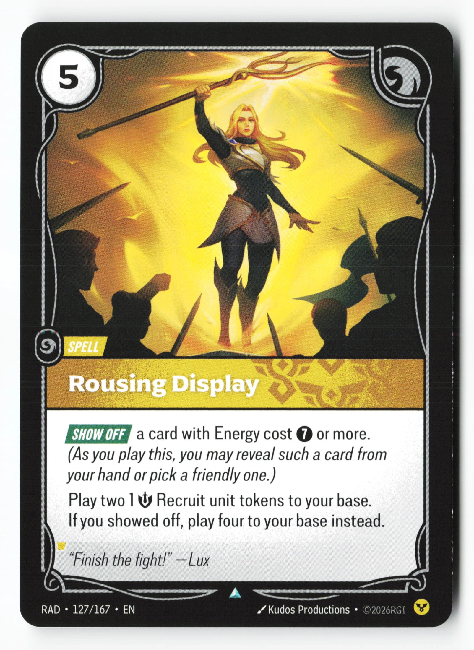 Rousing Display (RAD 127) — Voorkant