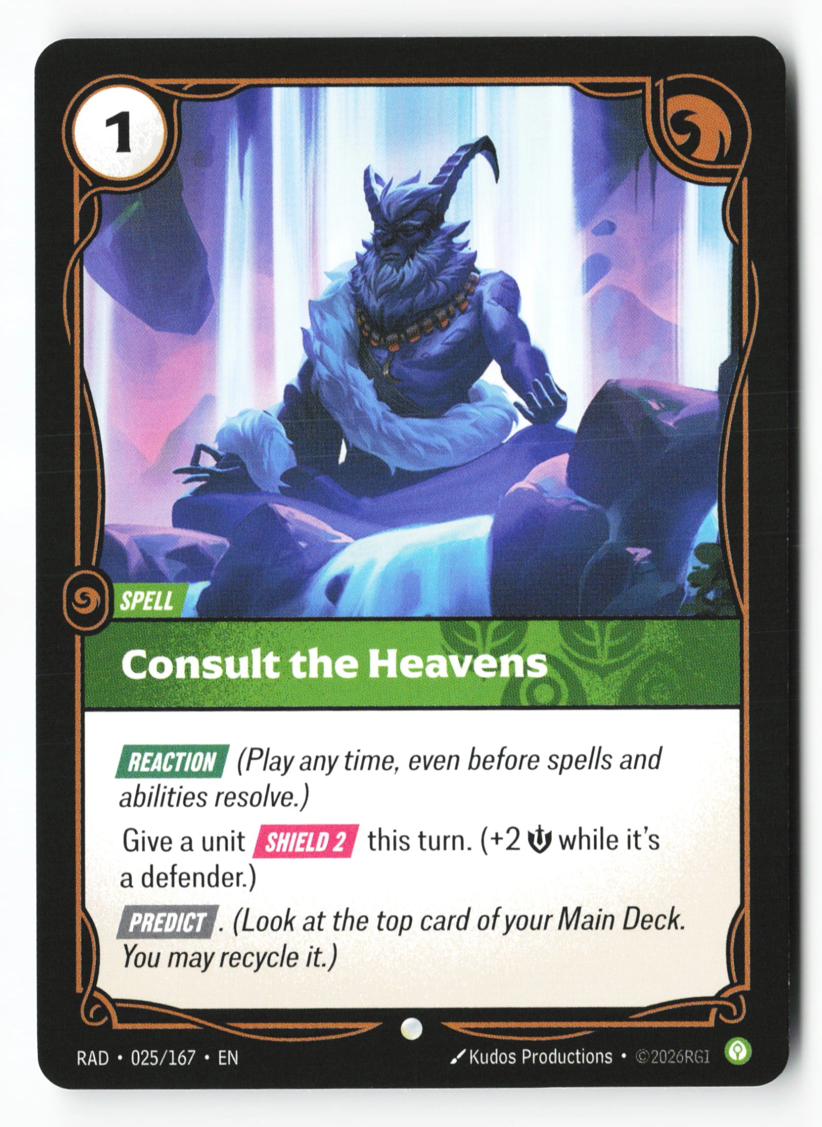 Consult The Heavens (RAD 025) — Voorkant