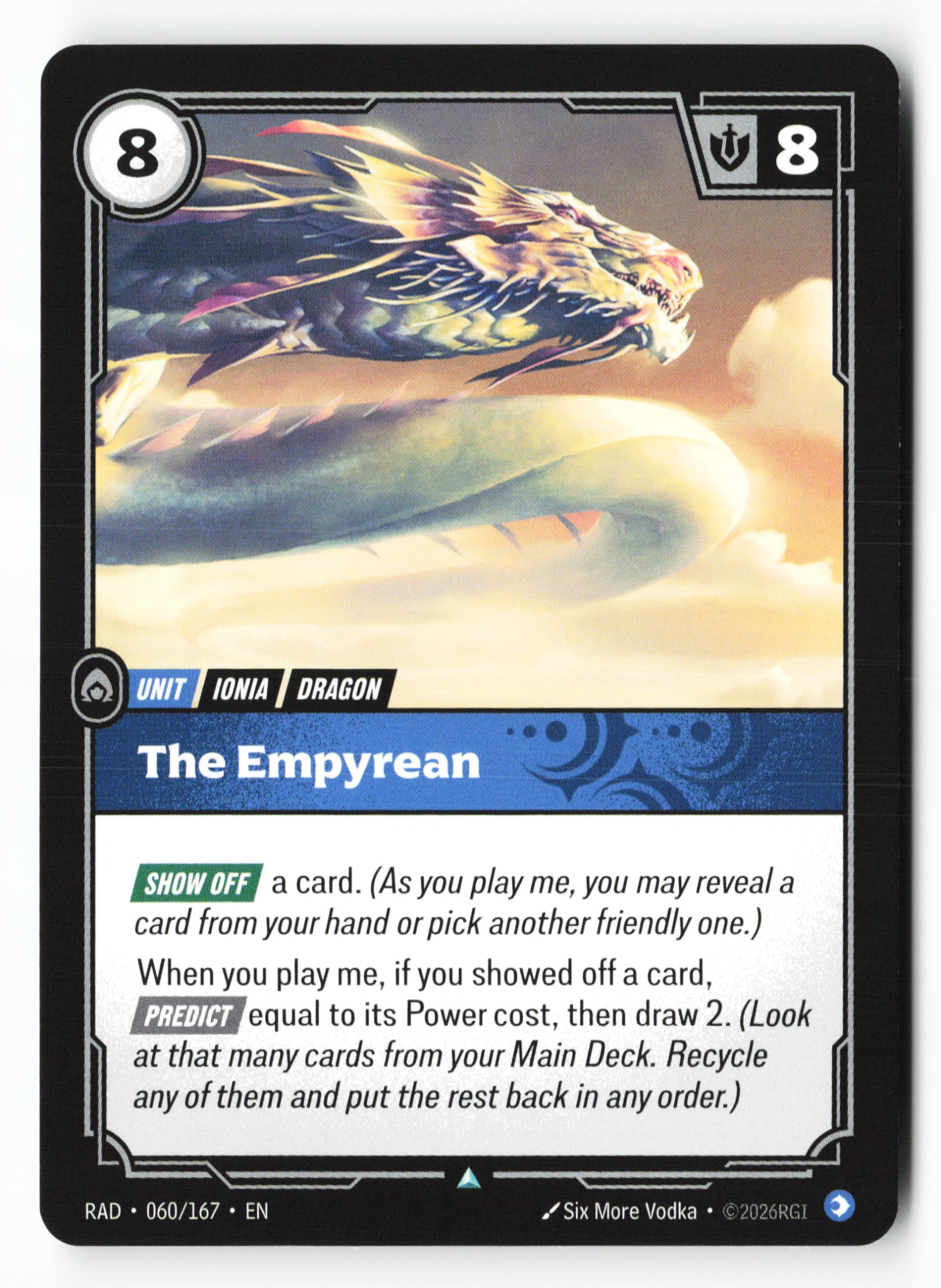 The Empyrean (RAD 060) — Voorkant