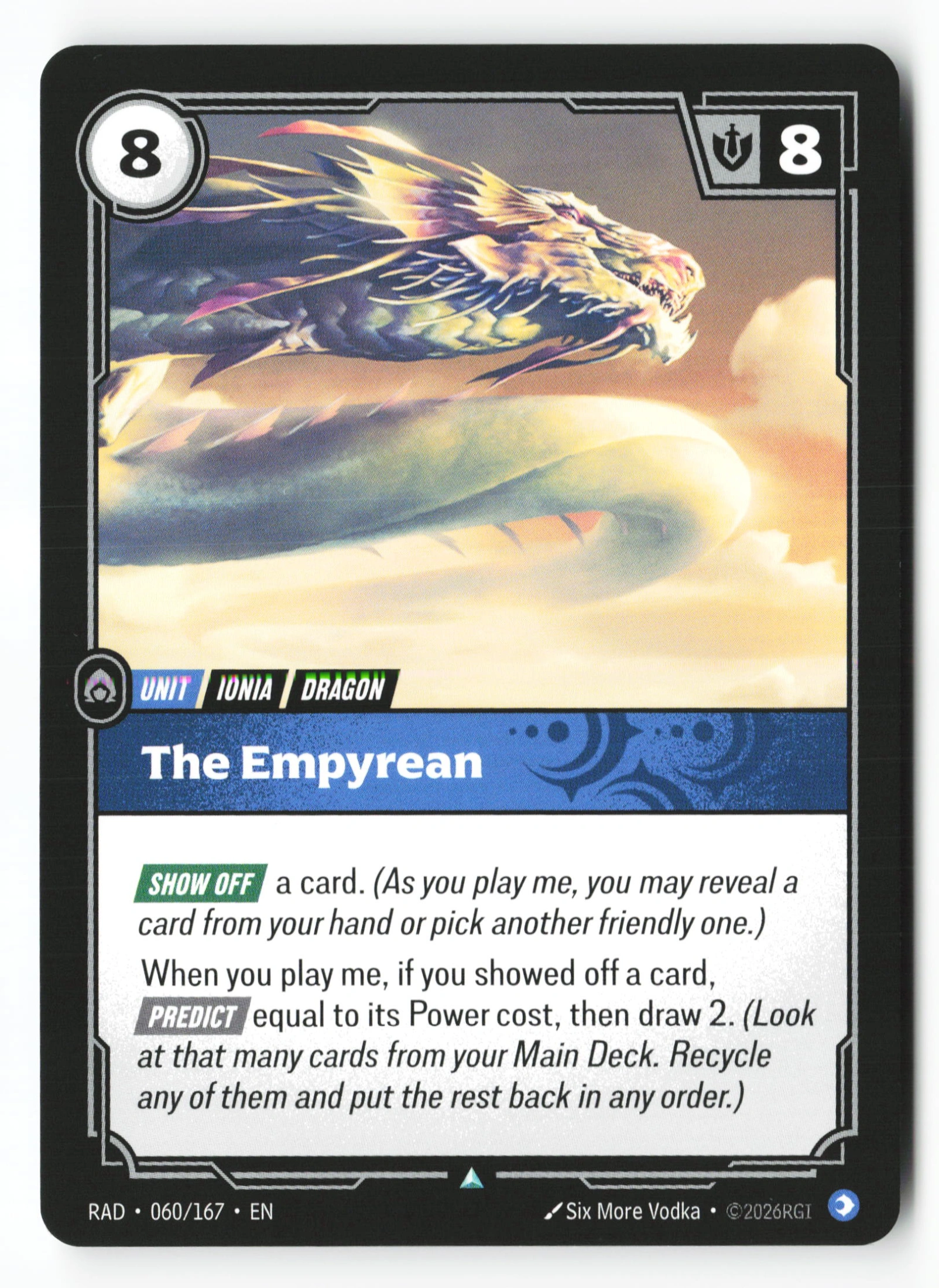 The Empyrean (RAD 060) — Voorkant