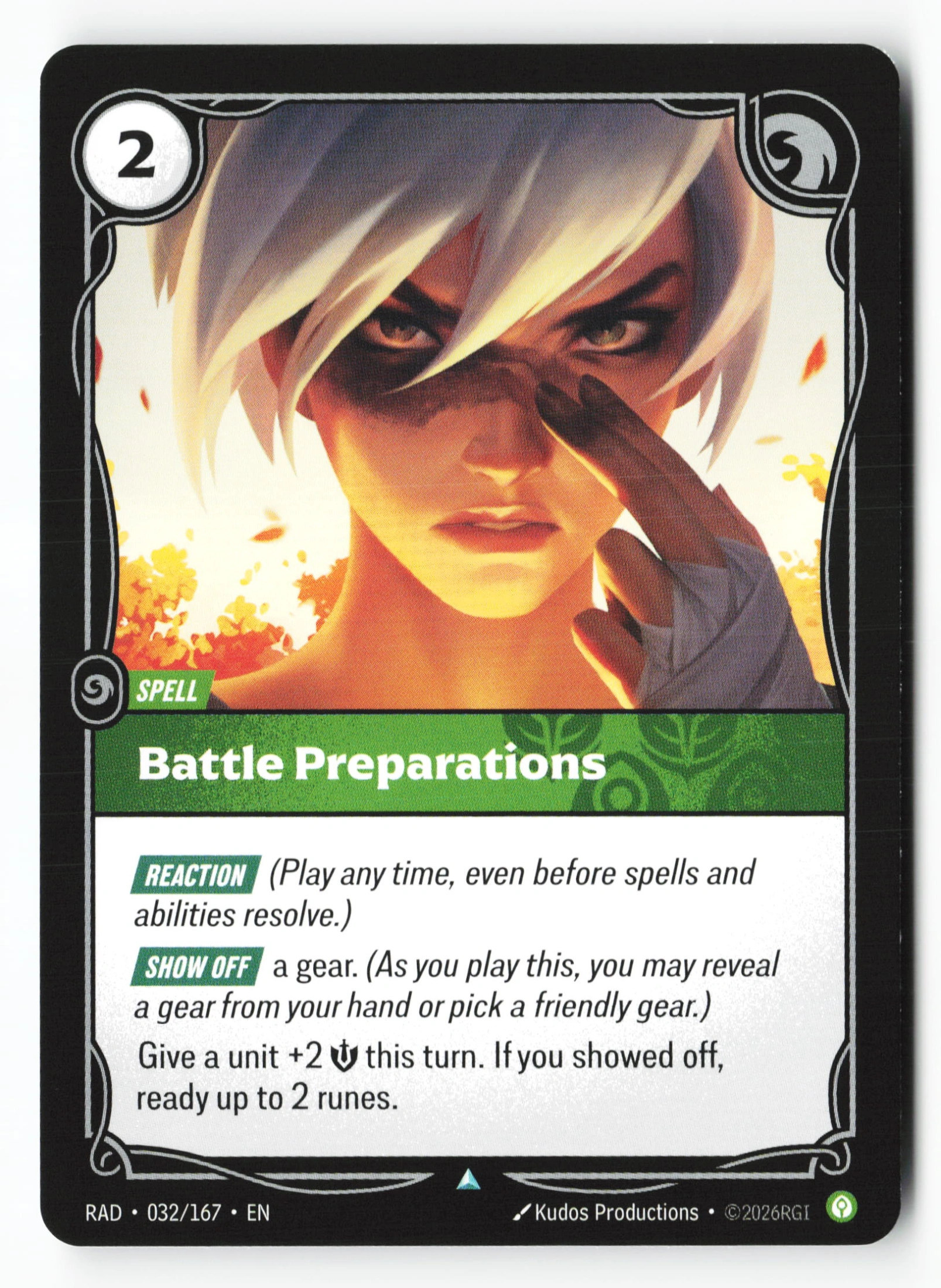 Battle Preparations (RAD 032) — Voorkant