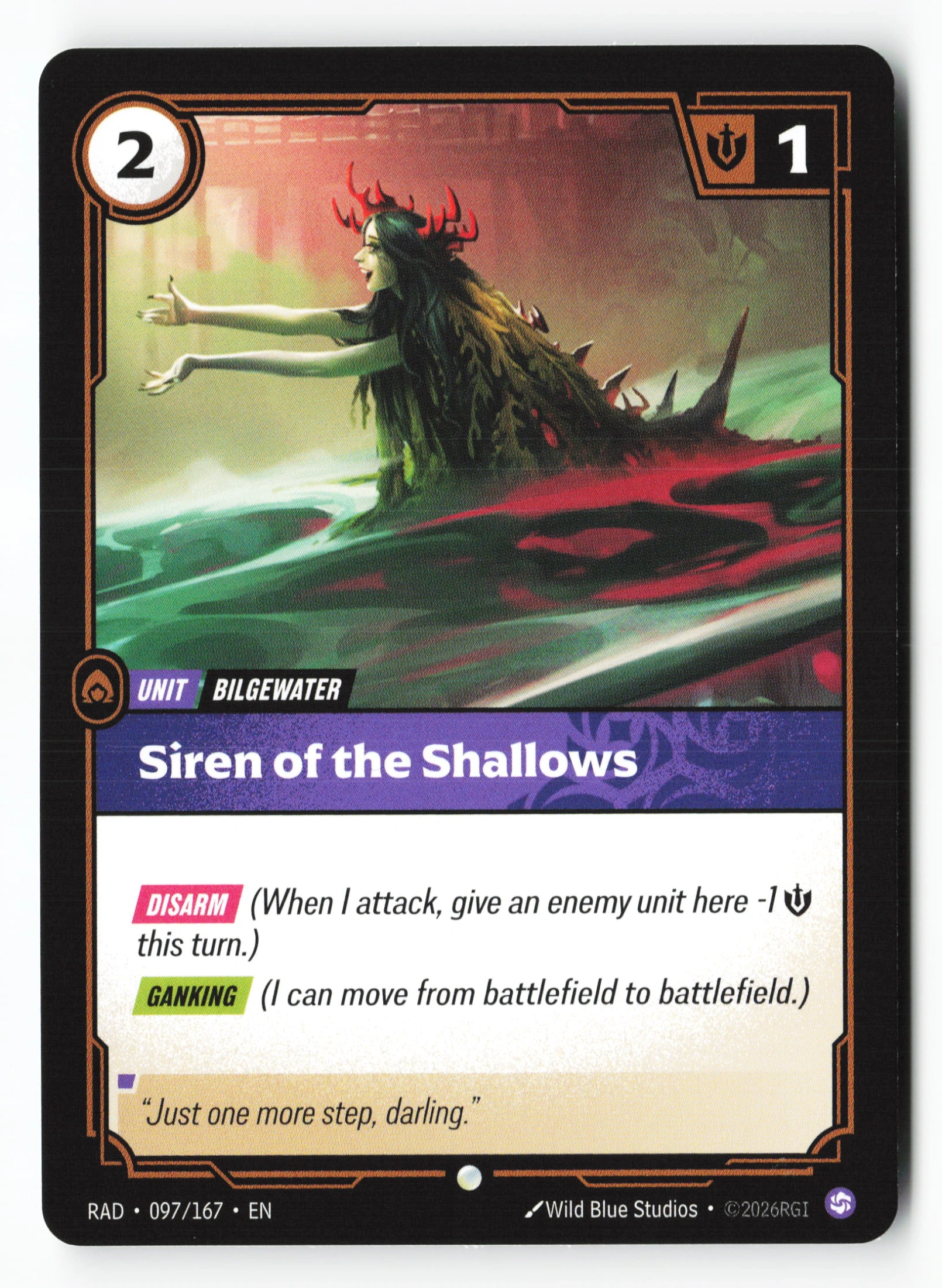 Siren Of The Shallows (RAD 097) — Voorkant