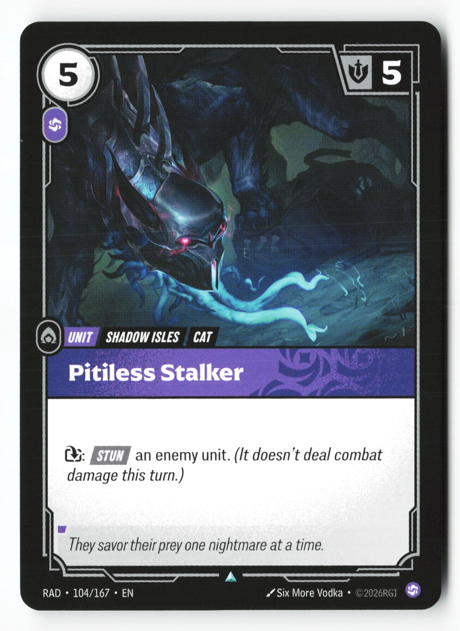Pitiless Stalker (RAD 104) — Voorkant