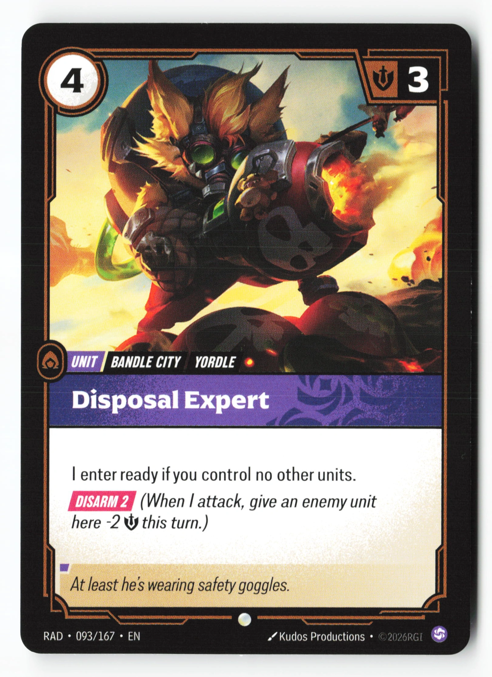 Disposal Expert (RAD 093) — Voorkant