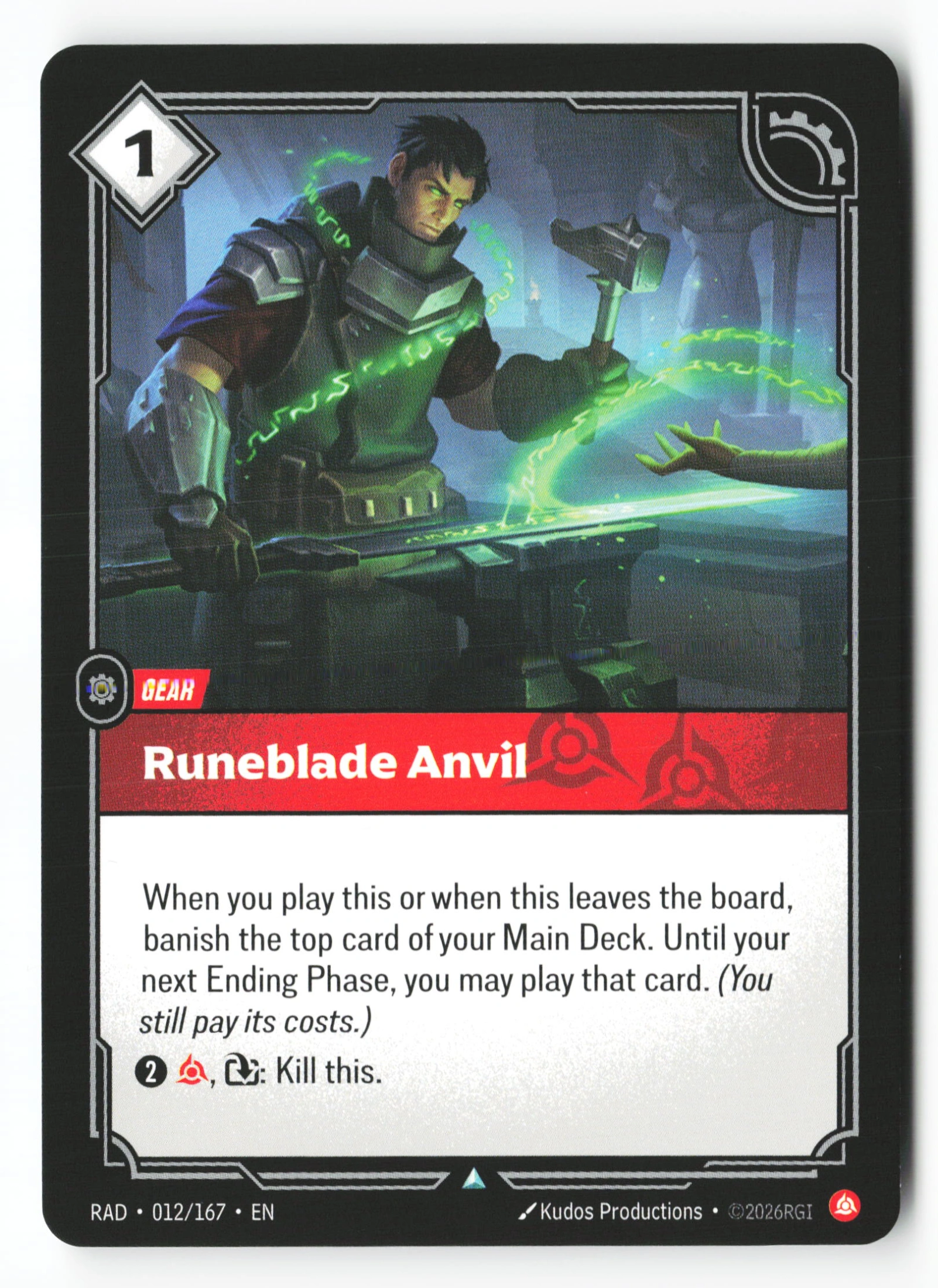 Runeblade Anvil (RAD 012) — Voorkant