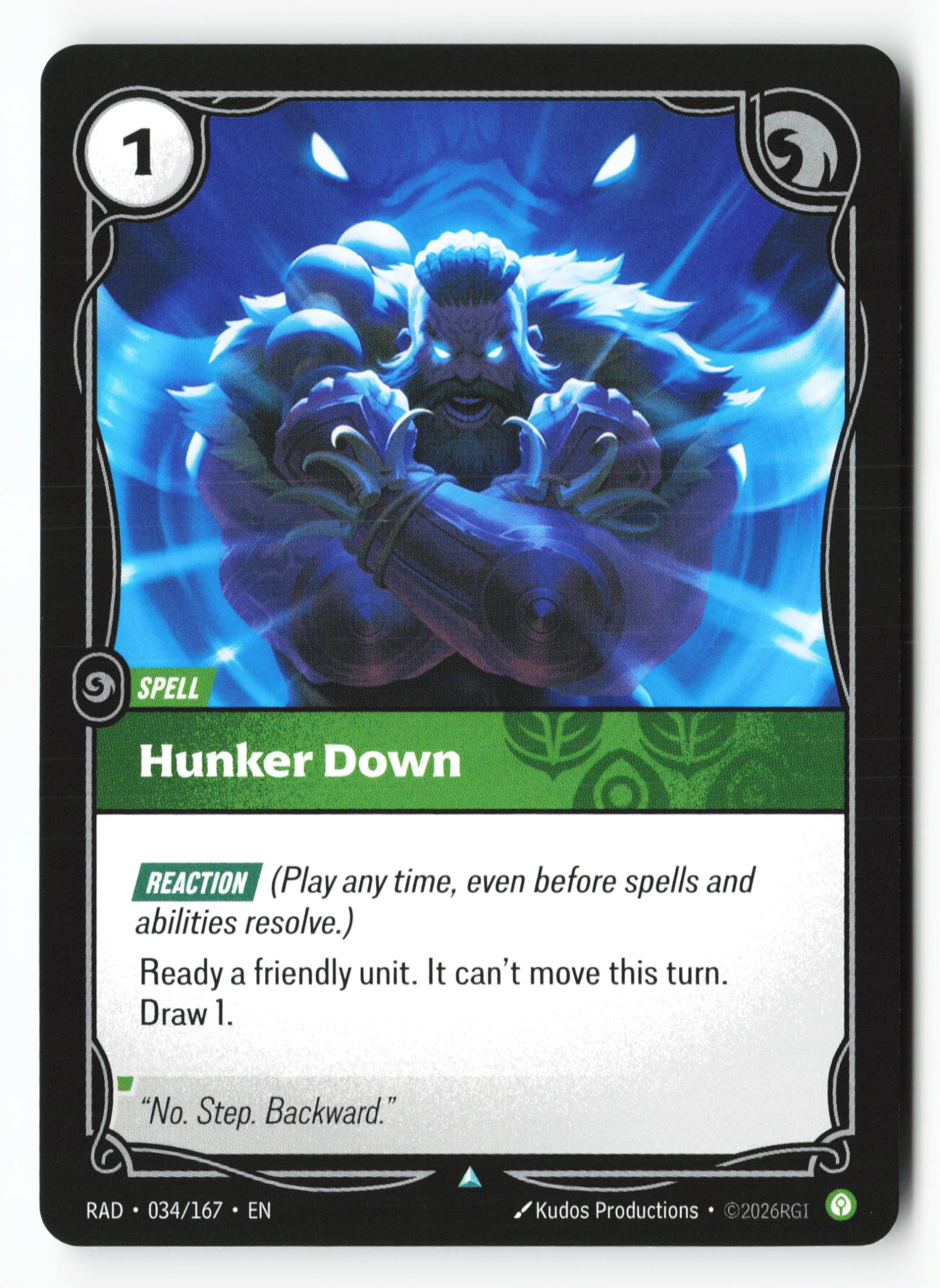 Hunker Down (RAD 034) — Voorkant