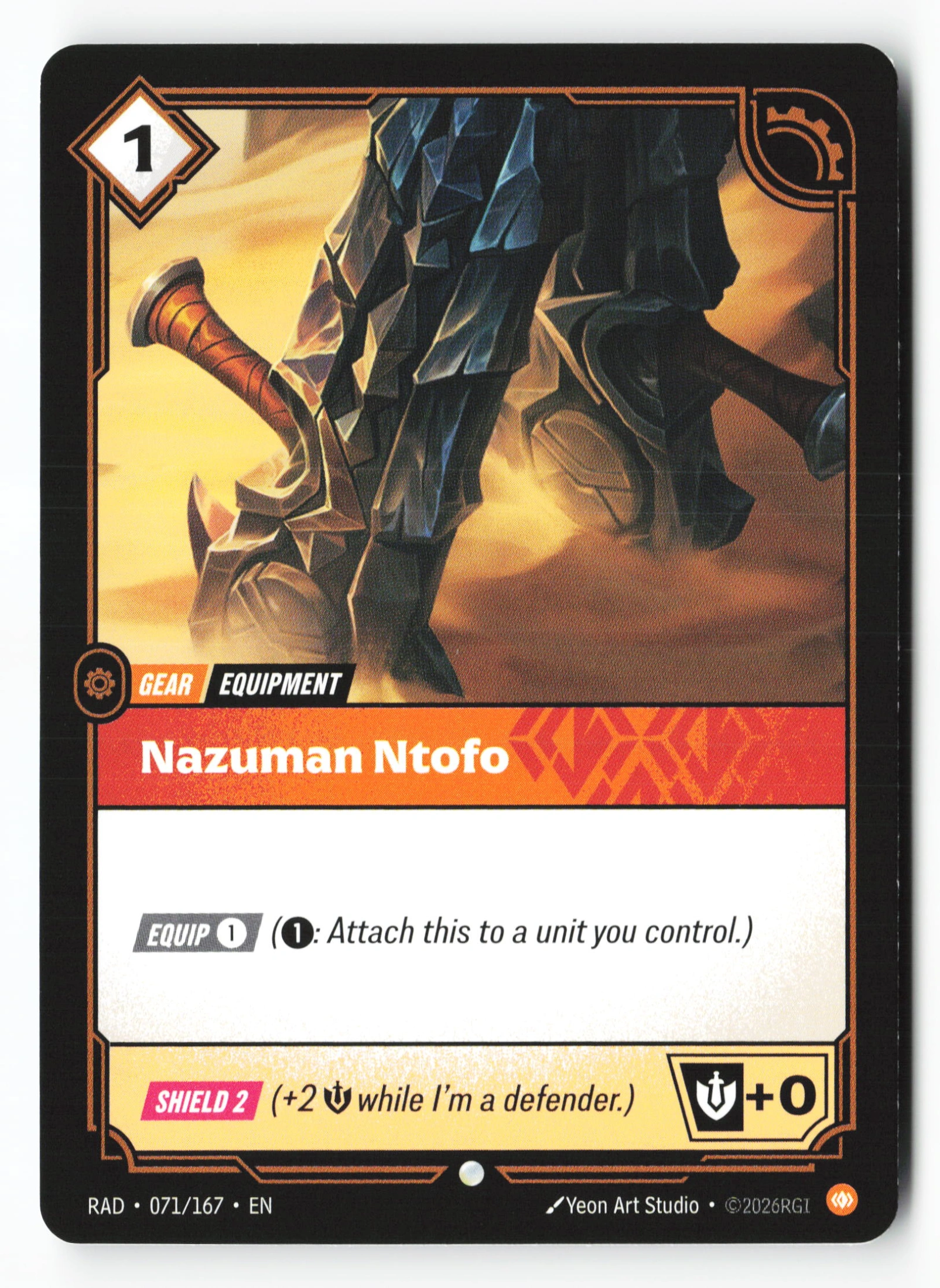 Nazuman Ntofo (RAD 071) — Voorkant