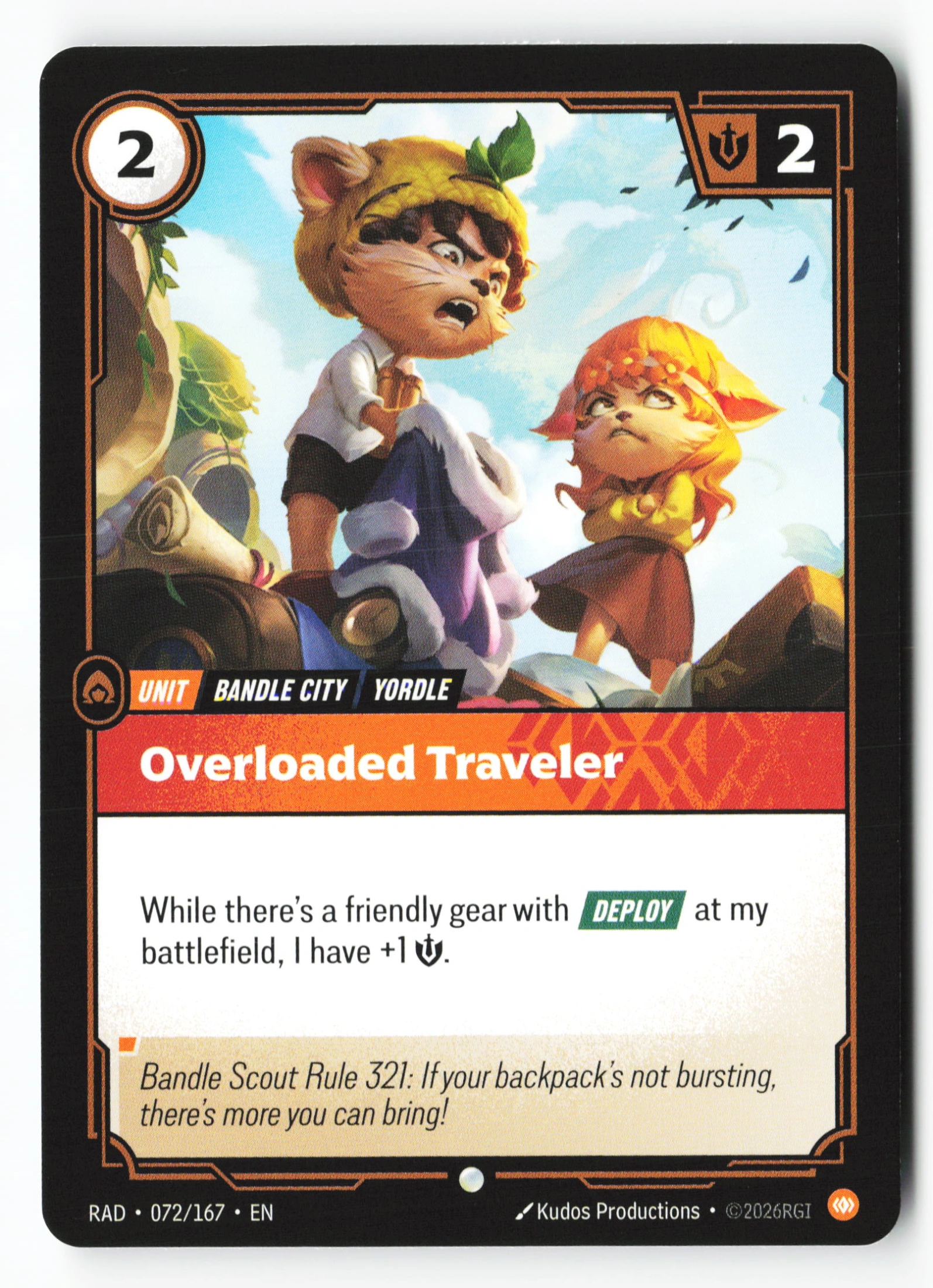 Overloaded Traveler (RAD 072) — Voorkant