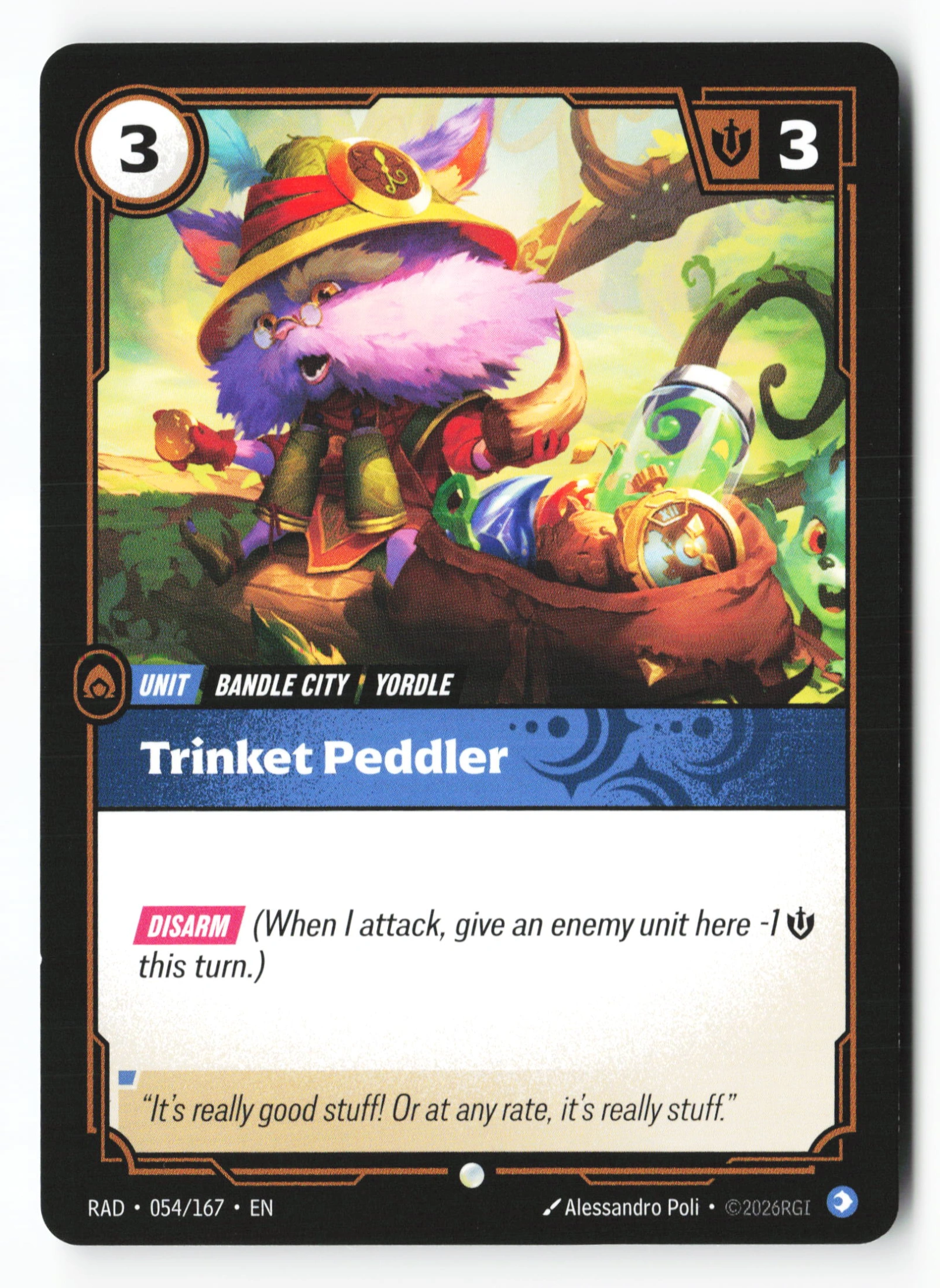 Trinket Peddler (RAD 054) — Voorkant