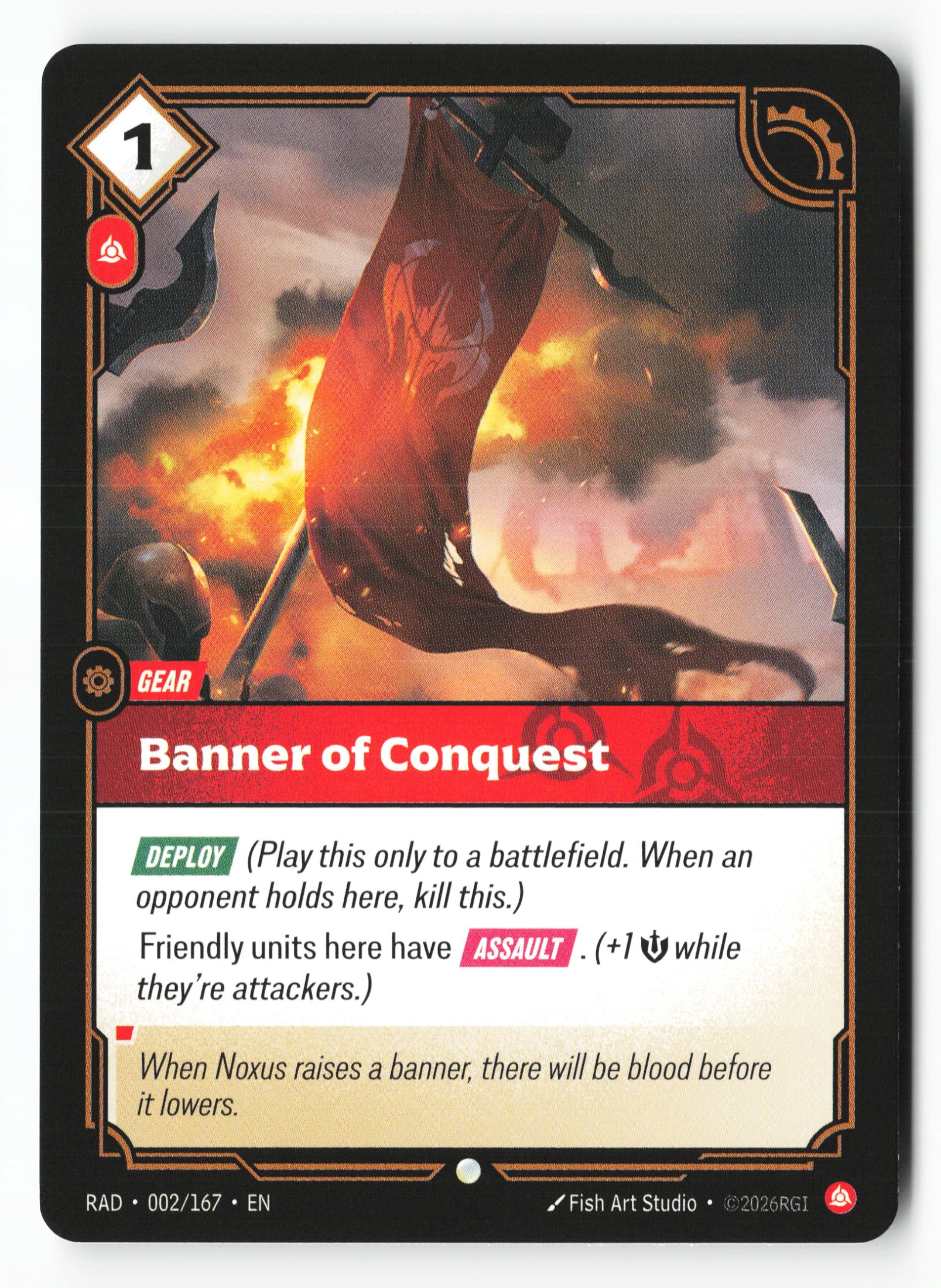 Banner Of Conquest (RAD 002) — Voorkant