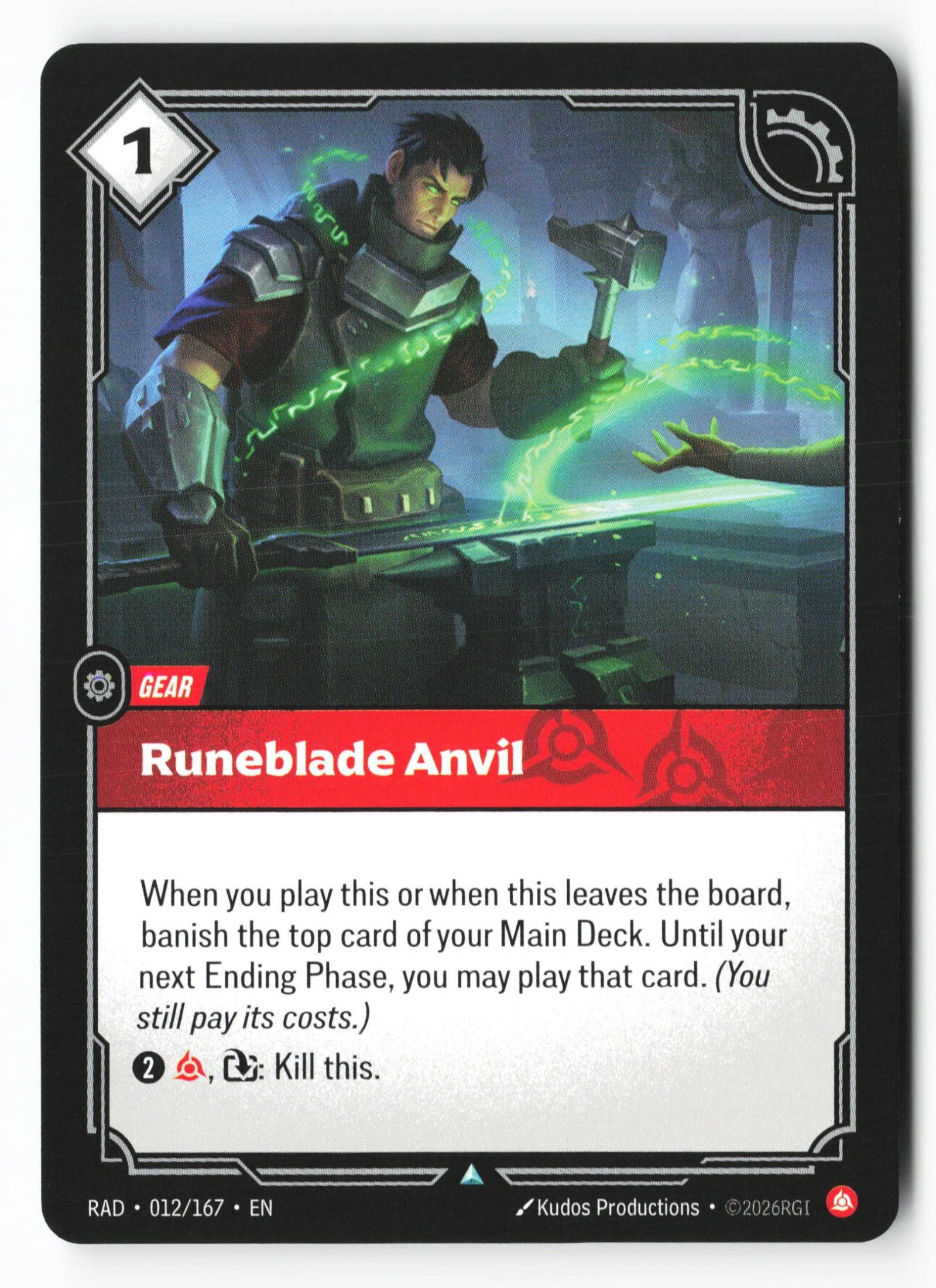 Runeblade Anvil (RAD 012) — Voorkant