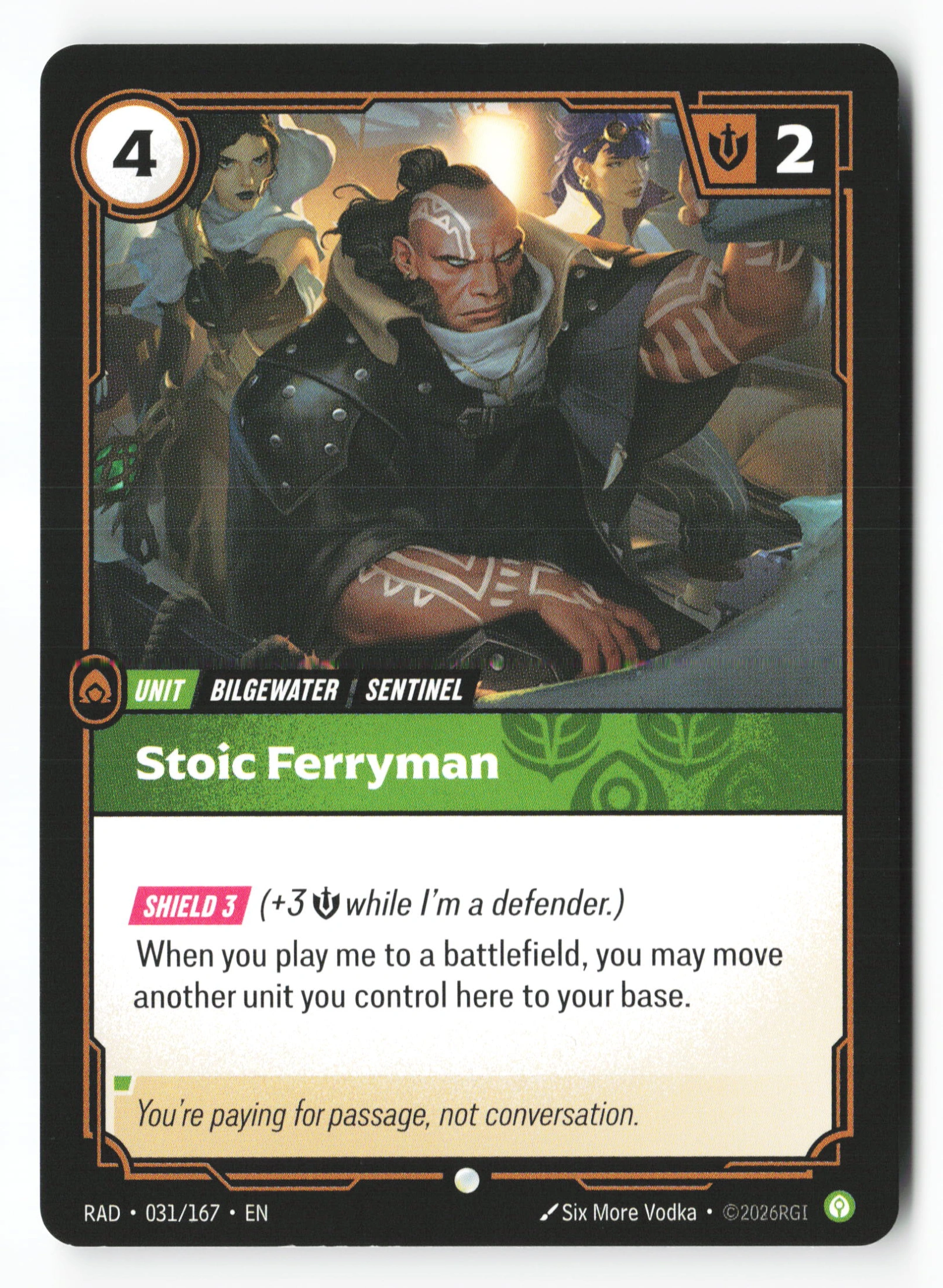 Stoic Ferryman (RAD 031) — Voorkant