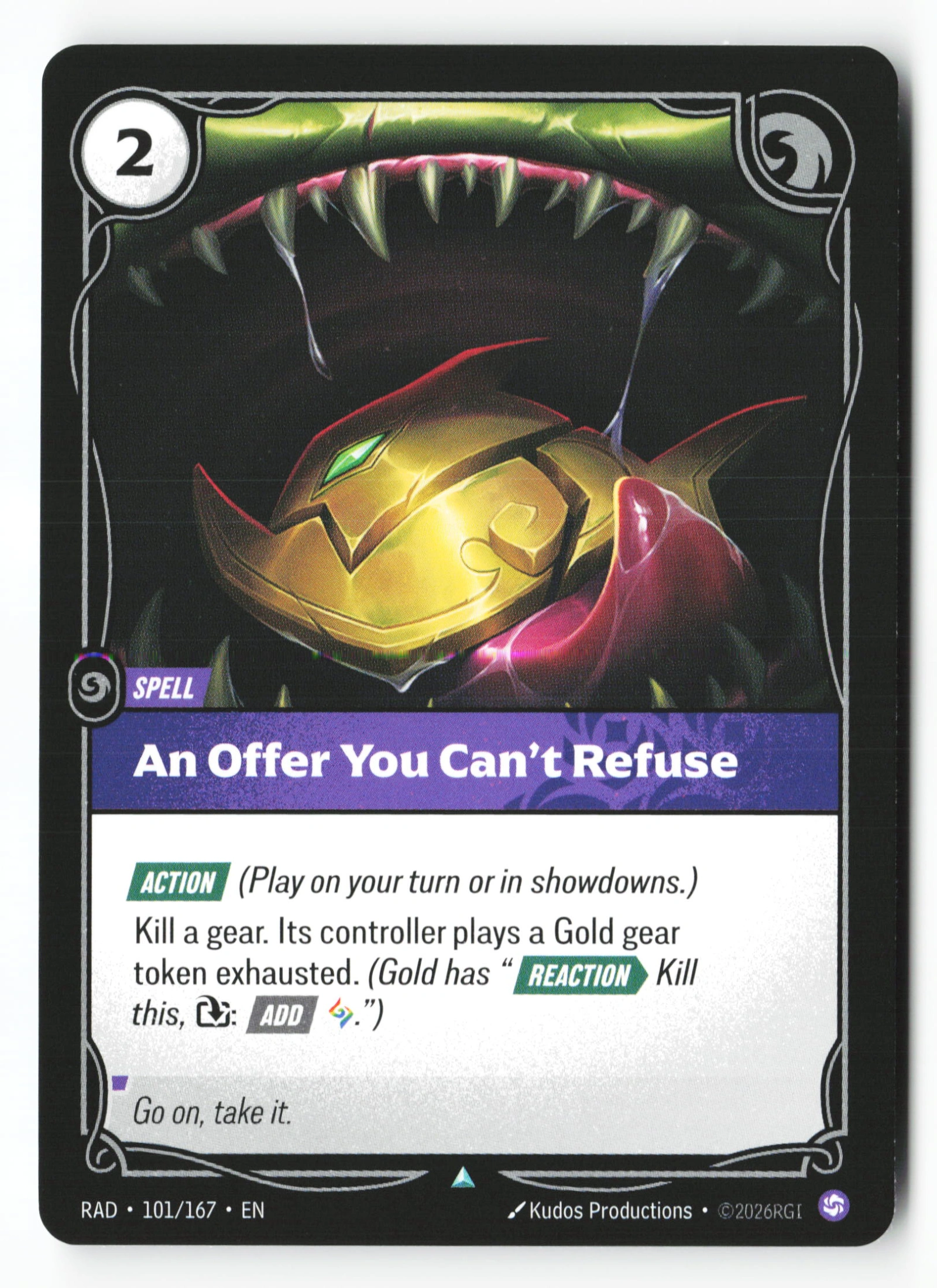 An Offer You Can't Refuse (RAD 101) — Voorkant