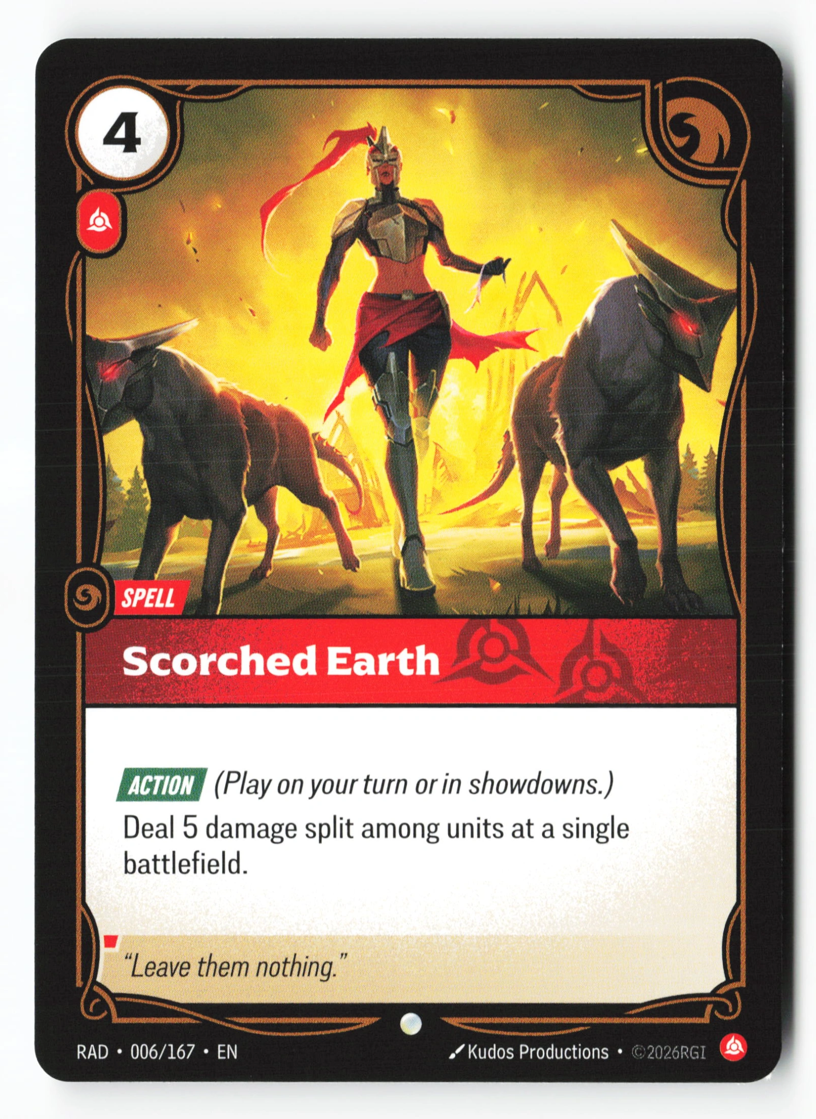 Scorched Earth (RAD 006) — Voorkant
