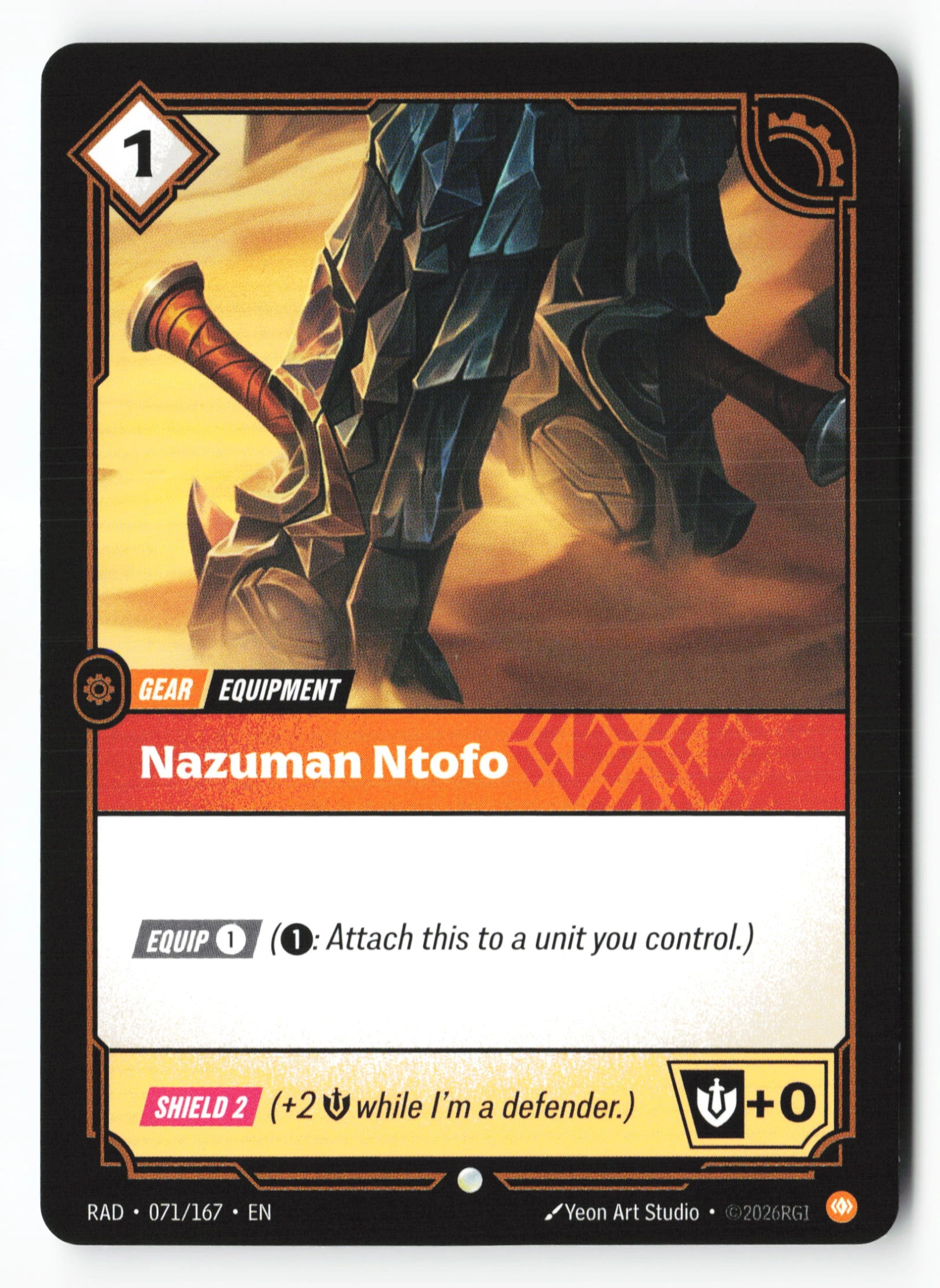 Nazuman Ntofo (RAD 071) — Voorkant